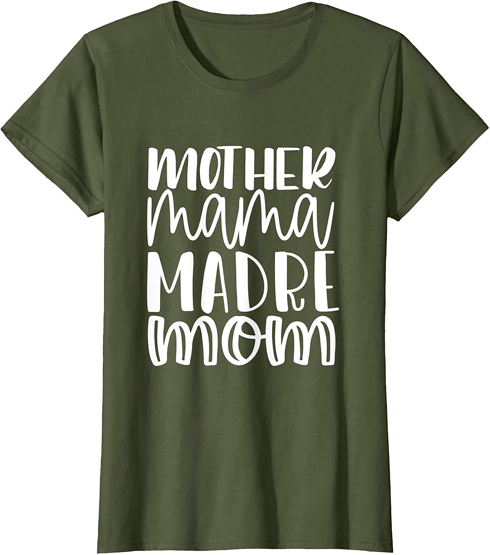  Mother Mama Madre Mom T-shirt Bilingual Graphic Tee