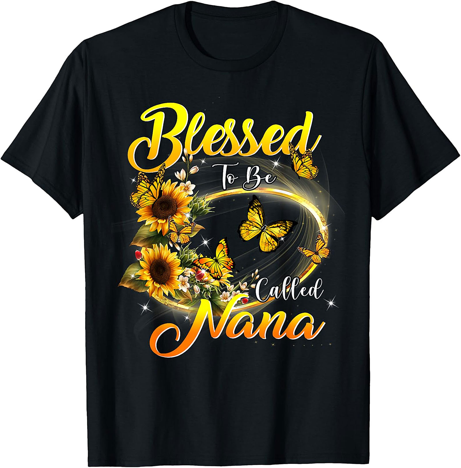Blessed To Be Called Nana T-shirt | Sunflower Graphic Tee
