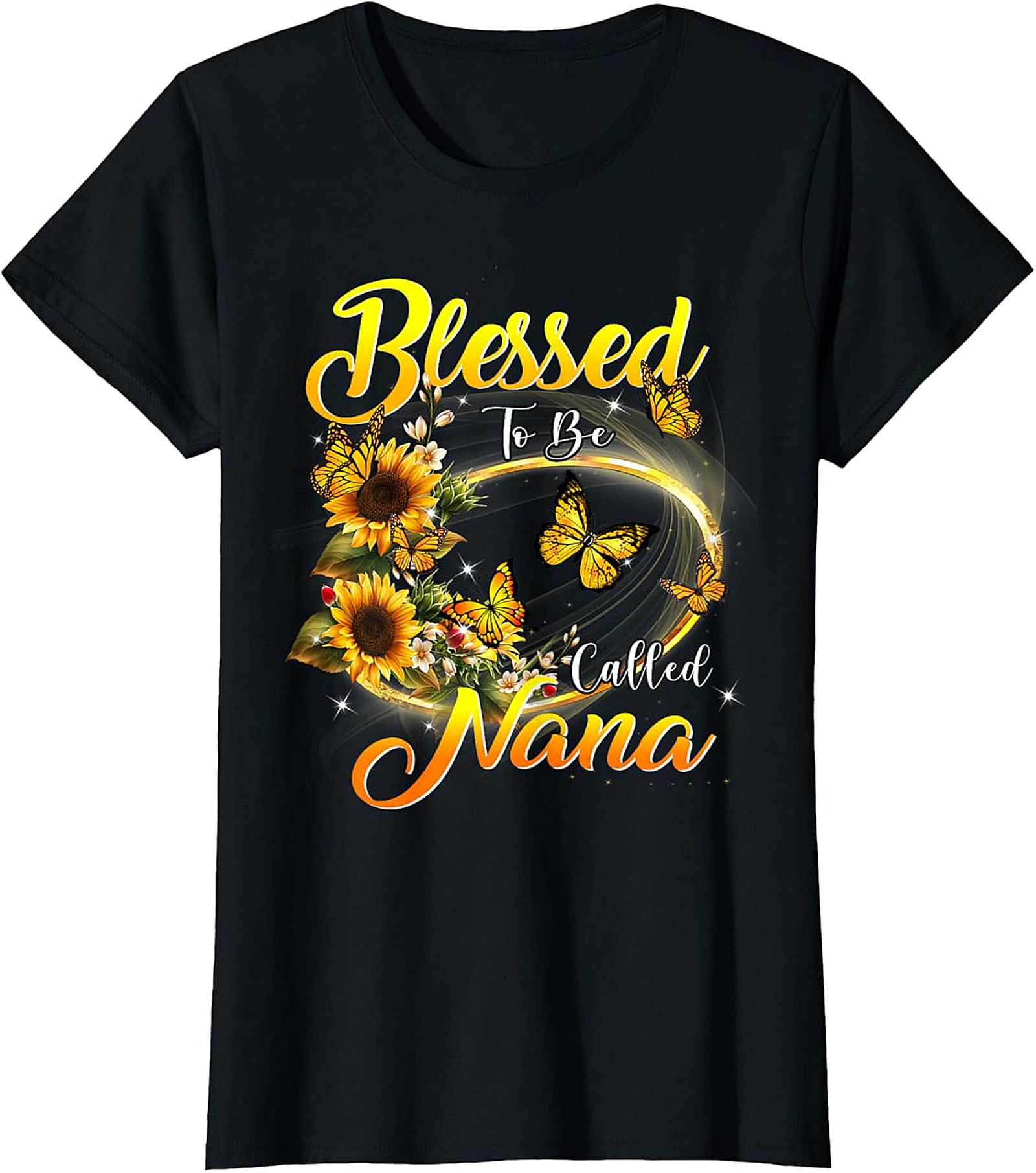 Blessed To Be Called Nana T-shirt | Sunflower Graphic Tee