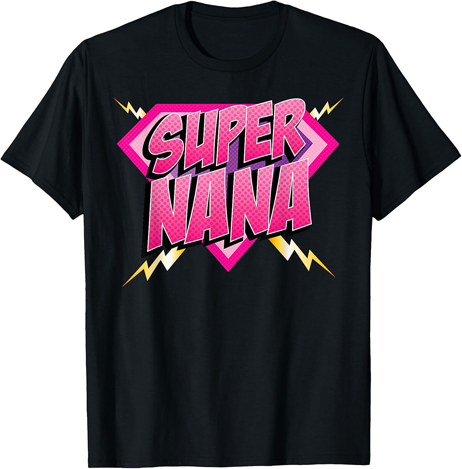 Super Nana T-shirt | Superhero Graphic Tee for Grandma