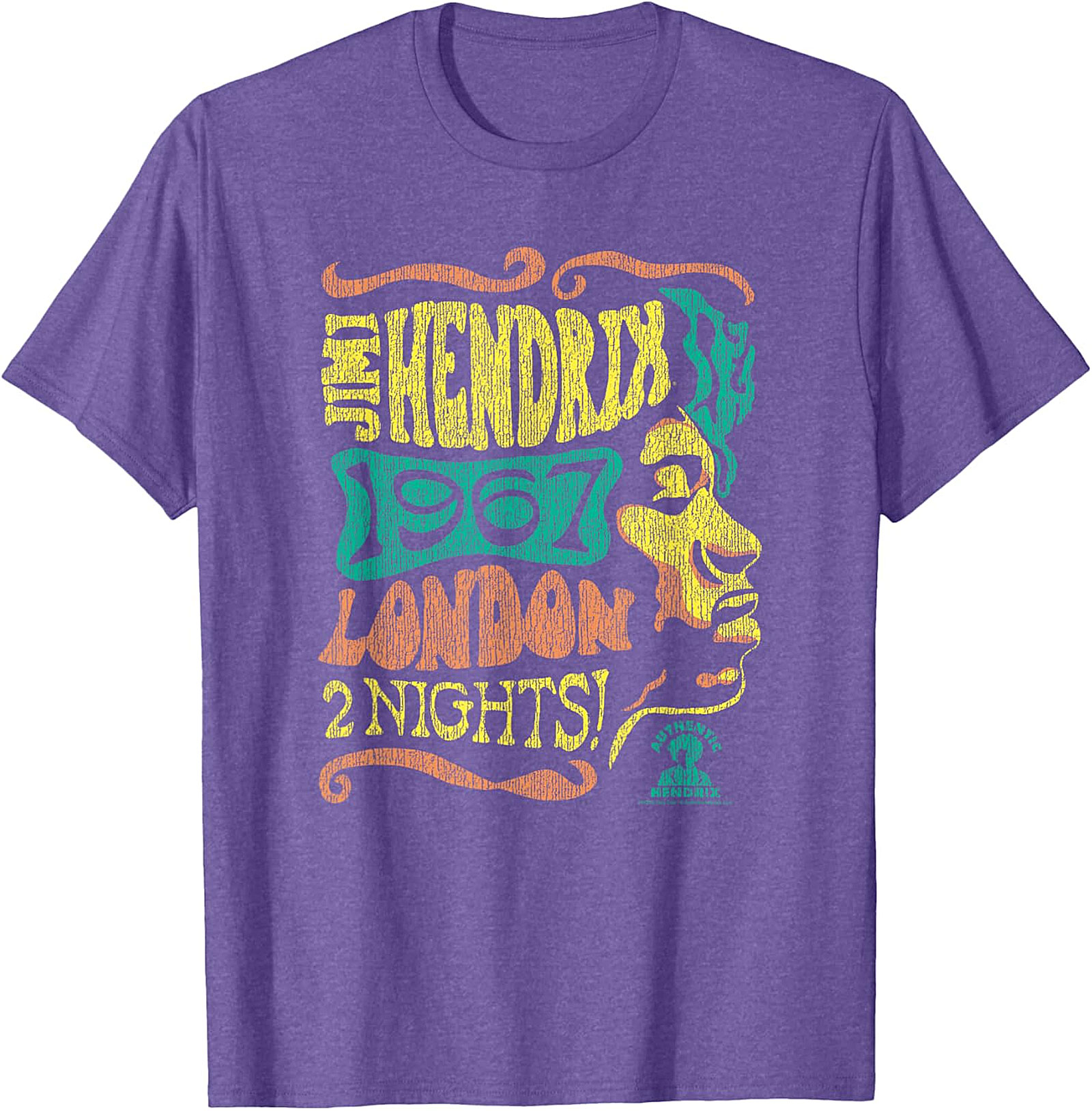  Jimi Hendrix 1967 London Graphic Tee | Vintage Rock Shirt