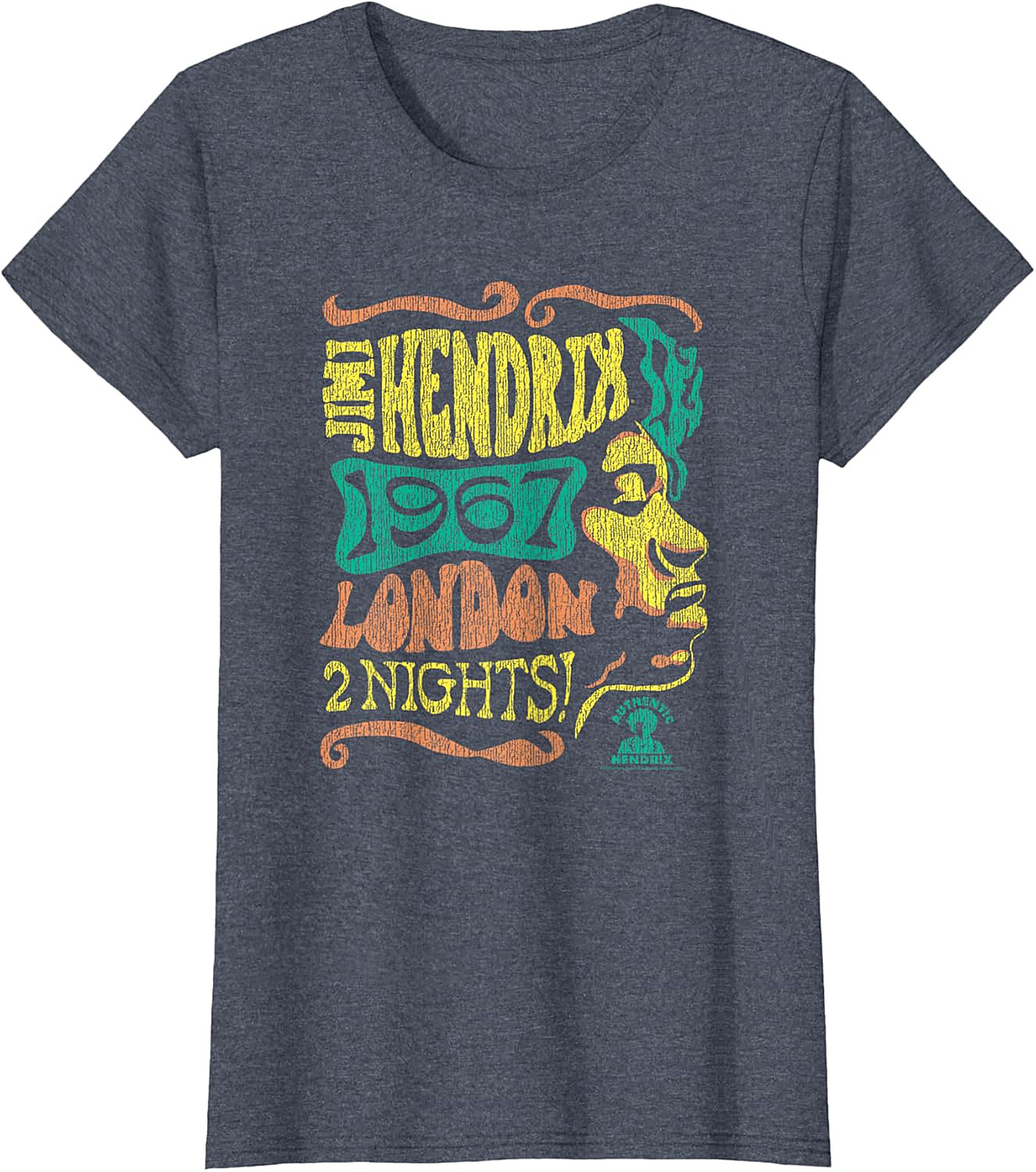  Jimi Hendrix 1967 London Graphic Tee | Vintage Rock Shirt