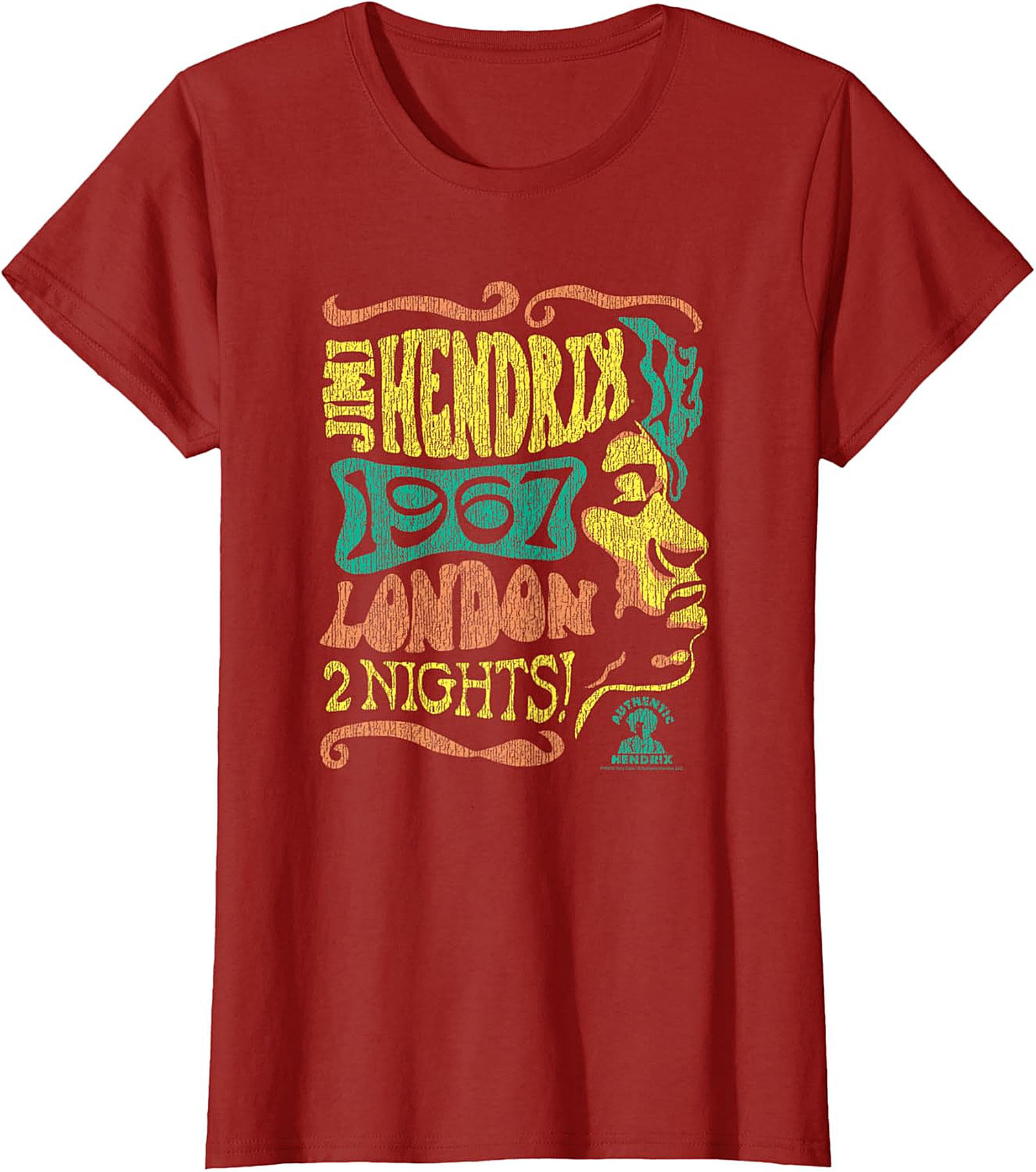  Jimi Hendrix 1967 London Graphic Tee | Vintage Rock Shirt