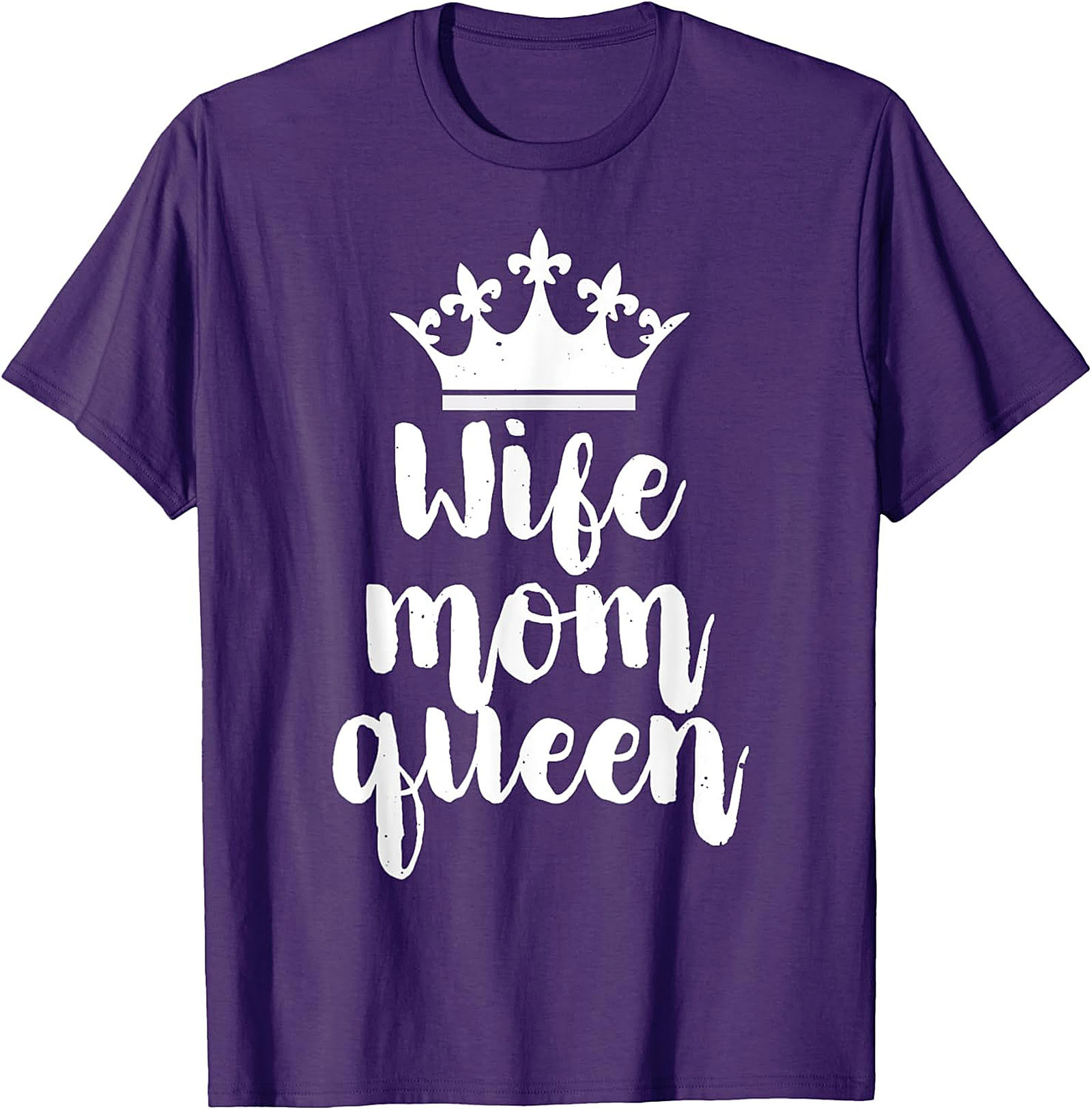 Wife Mom Queen T-shirt | Soft Cotton Funny Graphic Tee