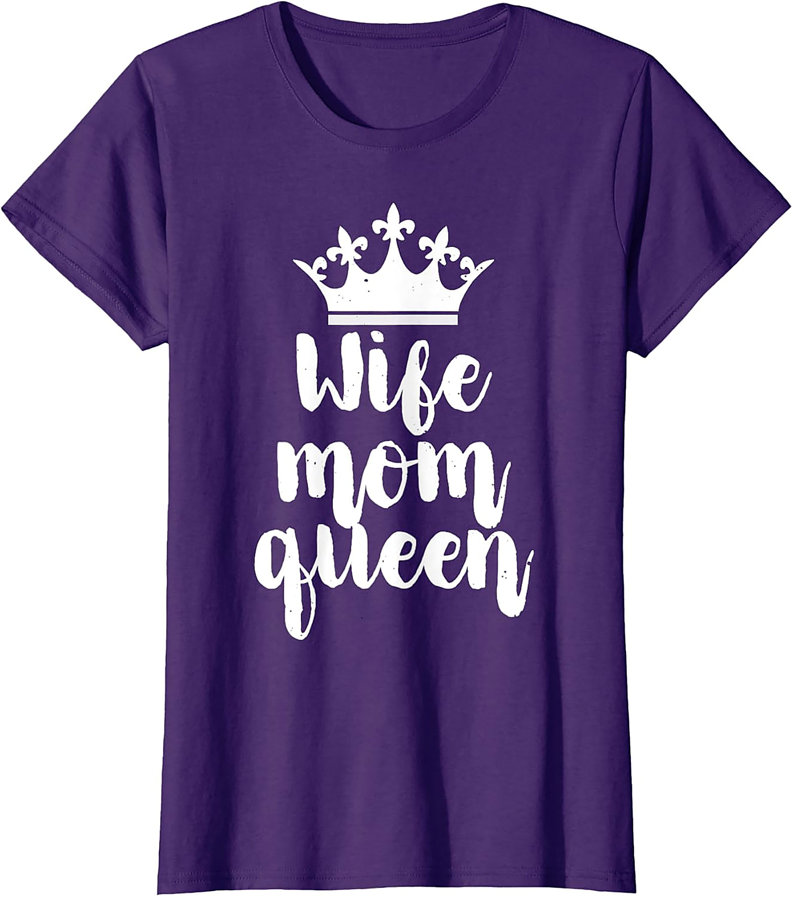 Wife Mom Queen T-shirt | Soft Cotton Funny Graphic Tee
