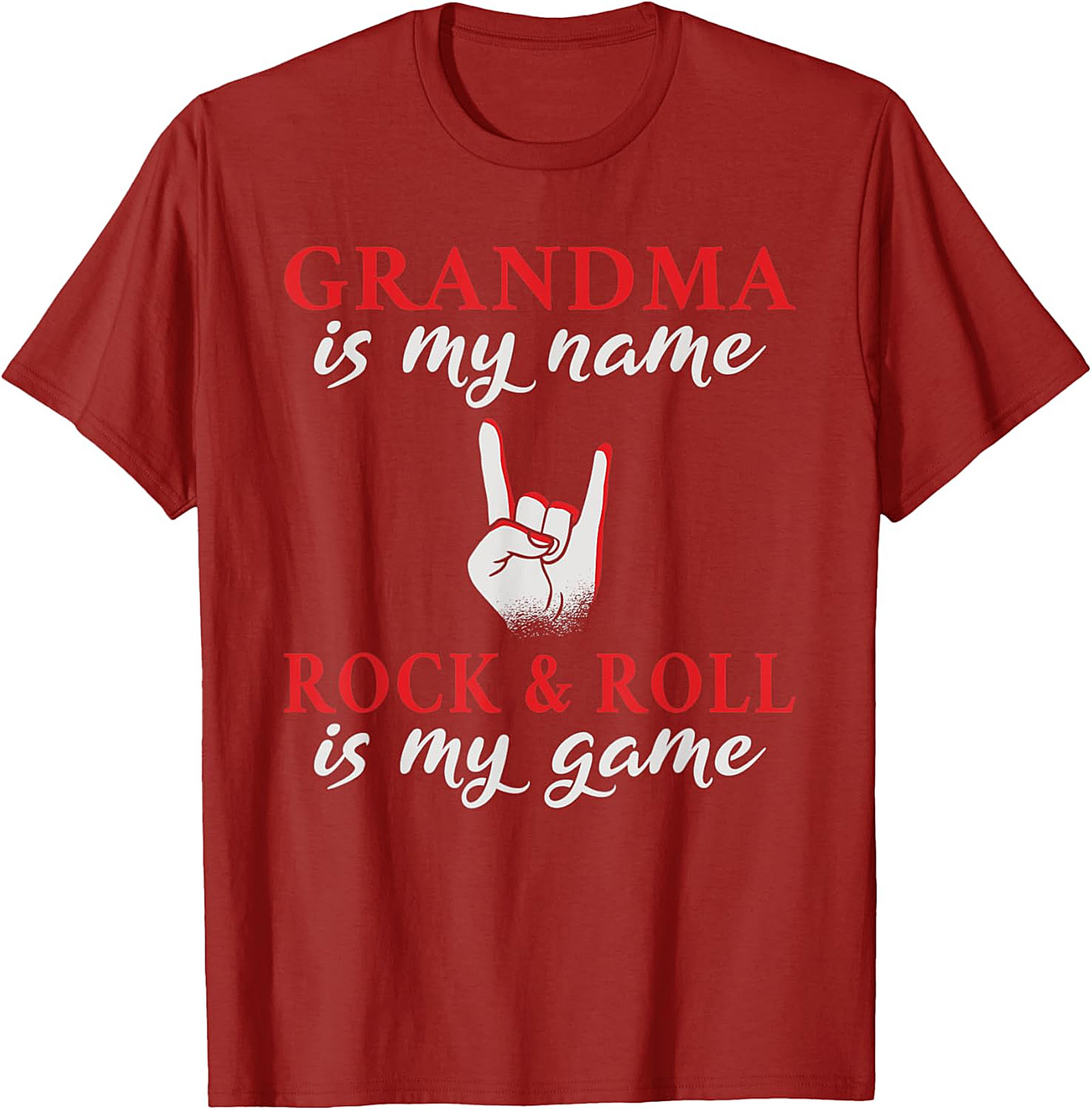 Grandma Rock and Roll T-Shirt | Cool & Funny Grandma Tee