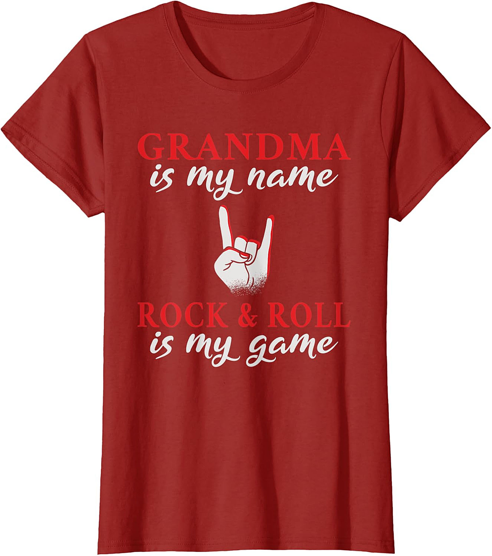 Grandma Rock and Roll T-Shirt | Cool & Funny Grandma Tee