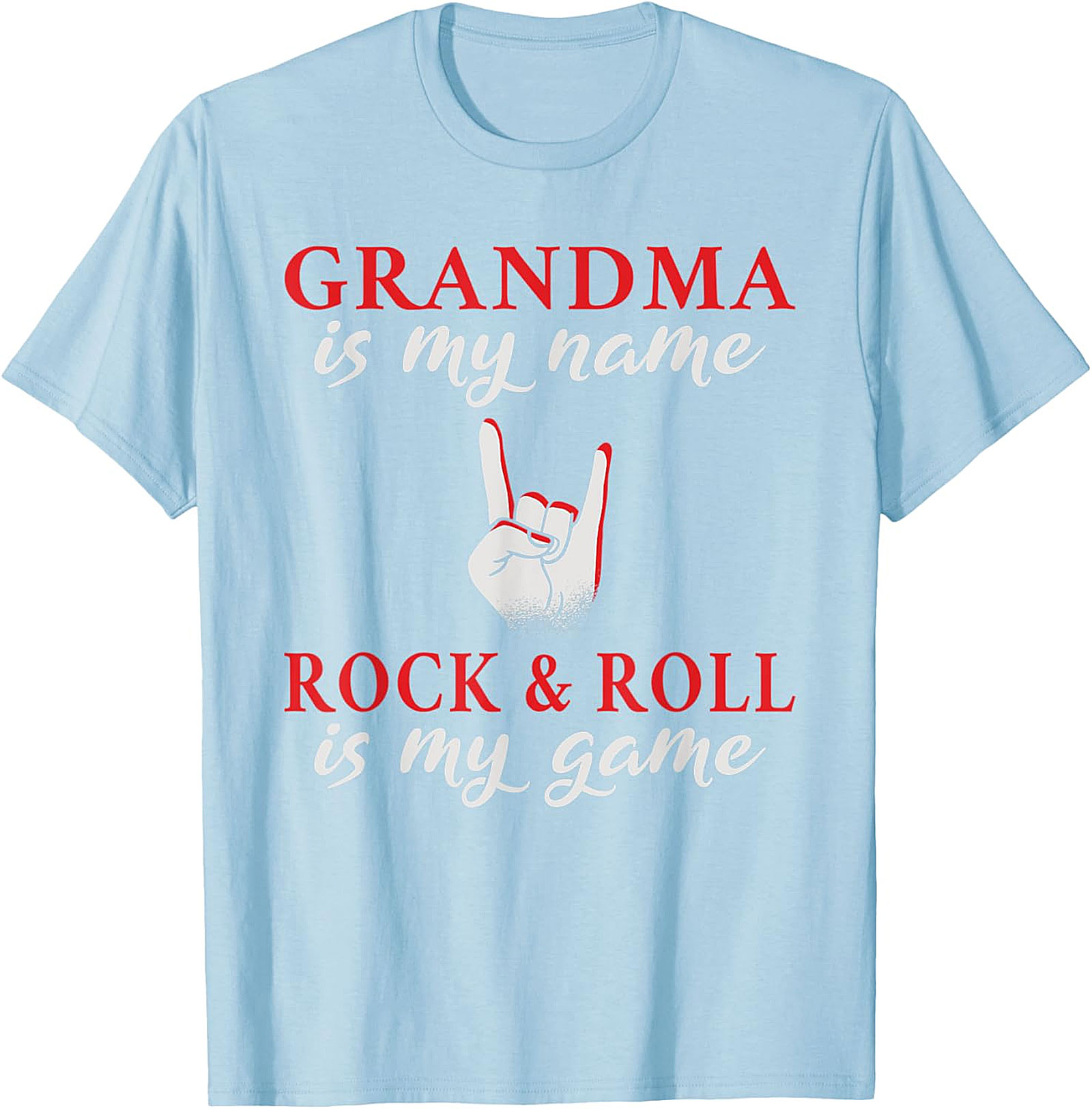 Grandma Rock and Roll T-Shirt | Cool & Funny Grandma Tee