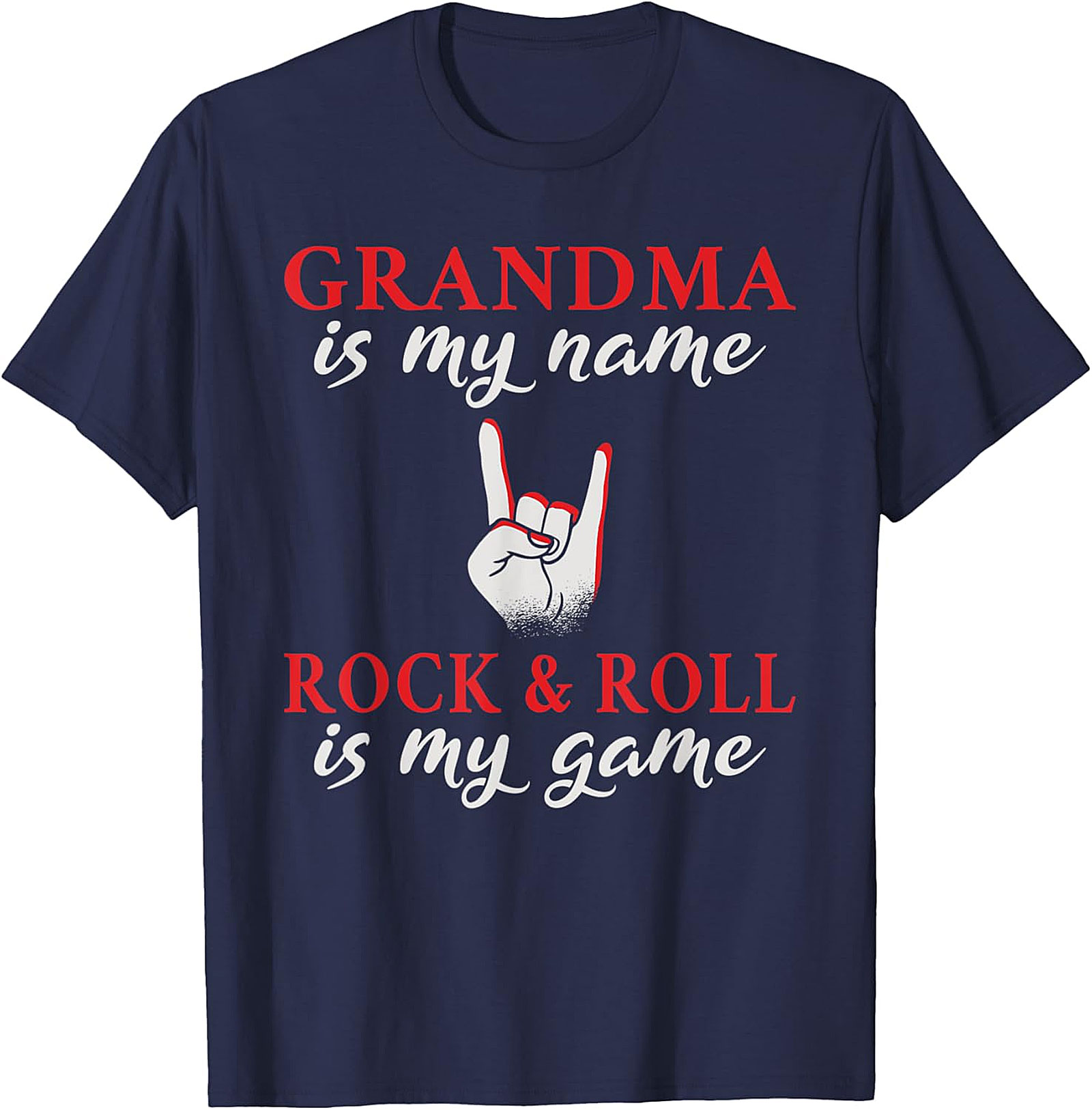 Grandma Rock and Roll T-Shirt | Cool & Funny Grandma Tee