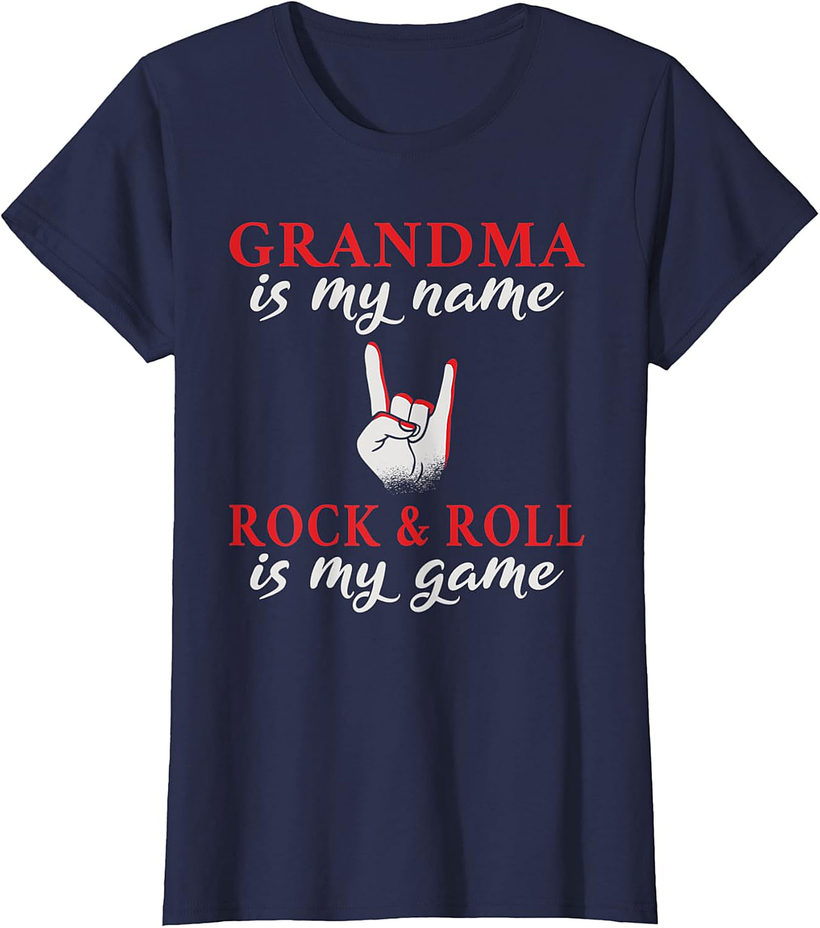 Grandma Rock and Roll T-Shirt | Cool & Funny Grandma Tee