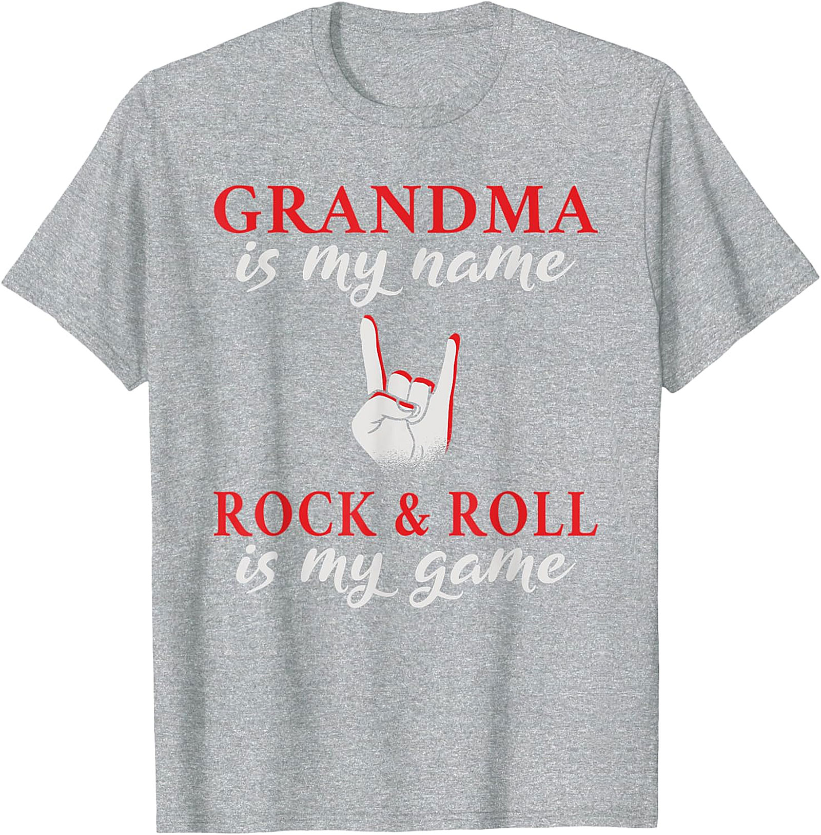 Grandma Rock and Roll T-Shirt | Cool & Funny Grandma Tee