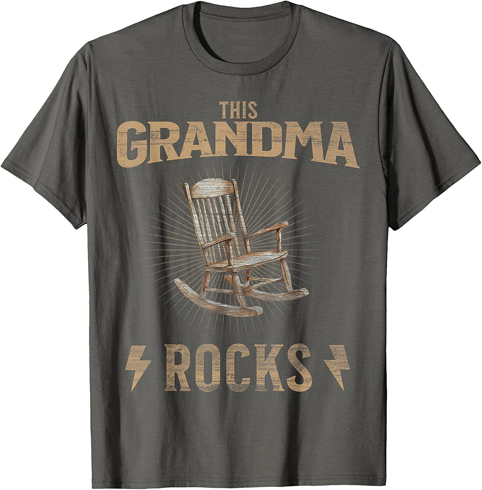 This Grandma Rocks T-Shirt | Funny Vintage Graphic Tee Gift