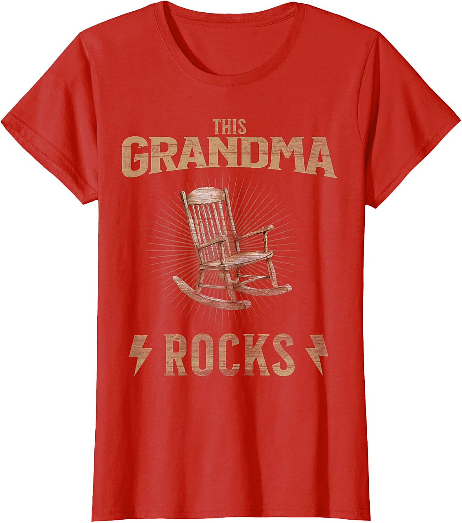 This Grandma Rocks T-Shirt | Funny Vintage Graphic Tee Gift