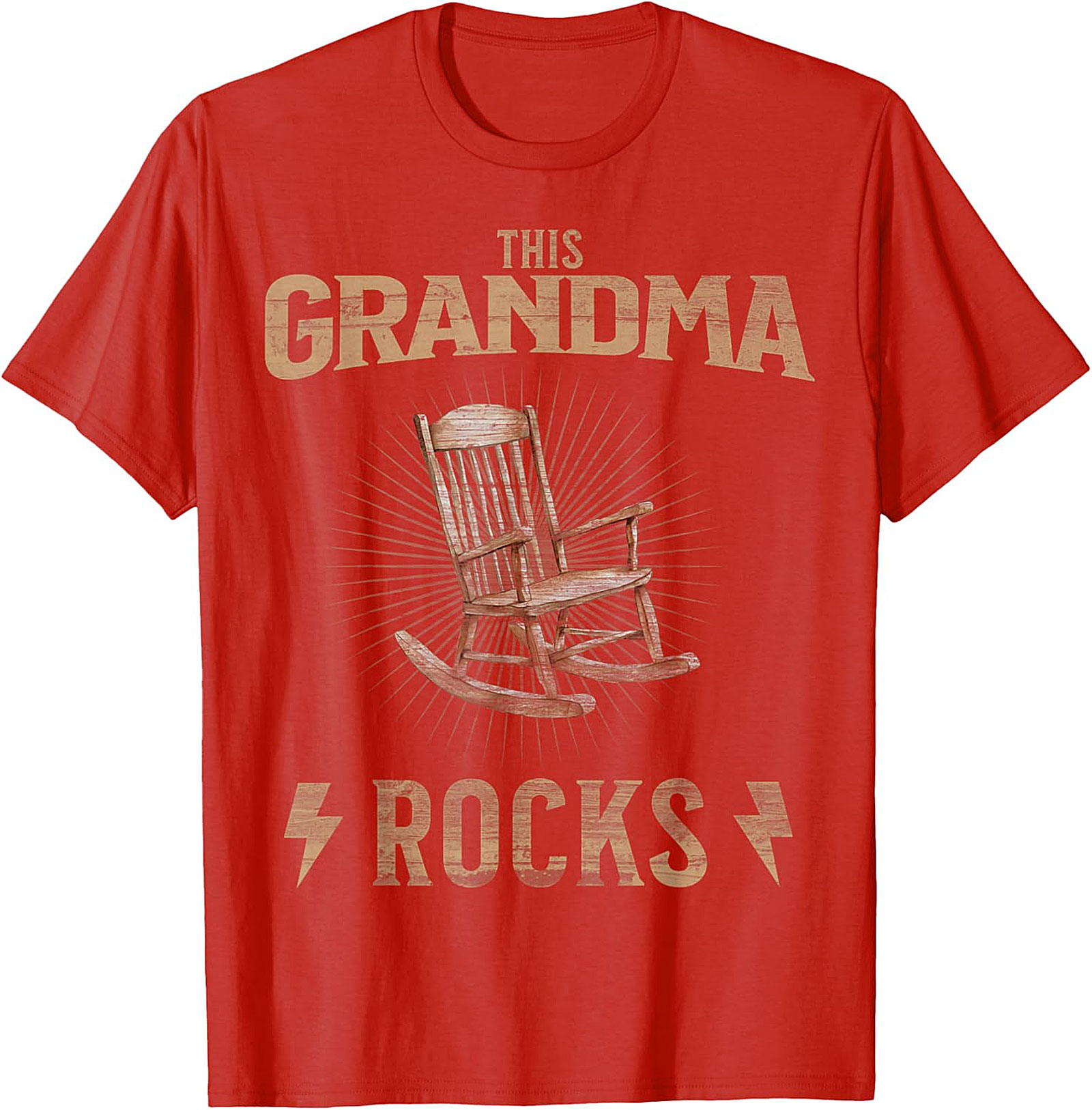 This Grandma Rocks T-Shirt | Funny Vintage Graphic Tee Gift