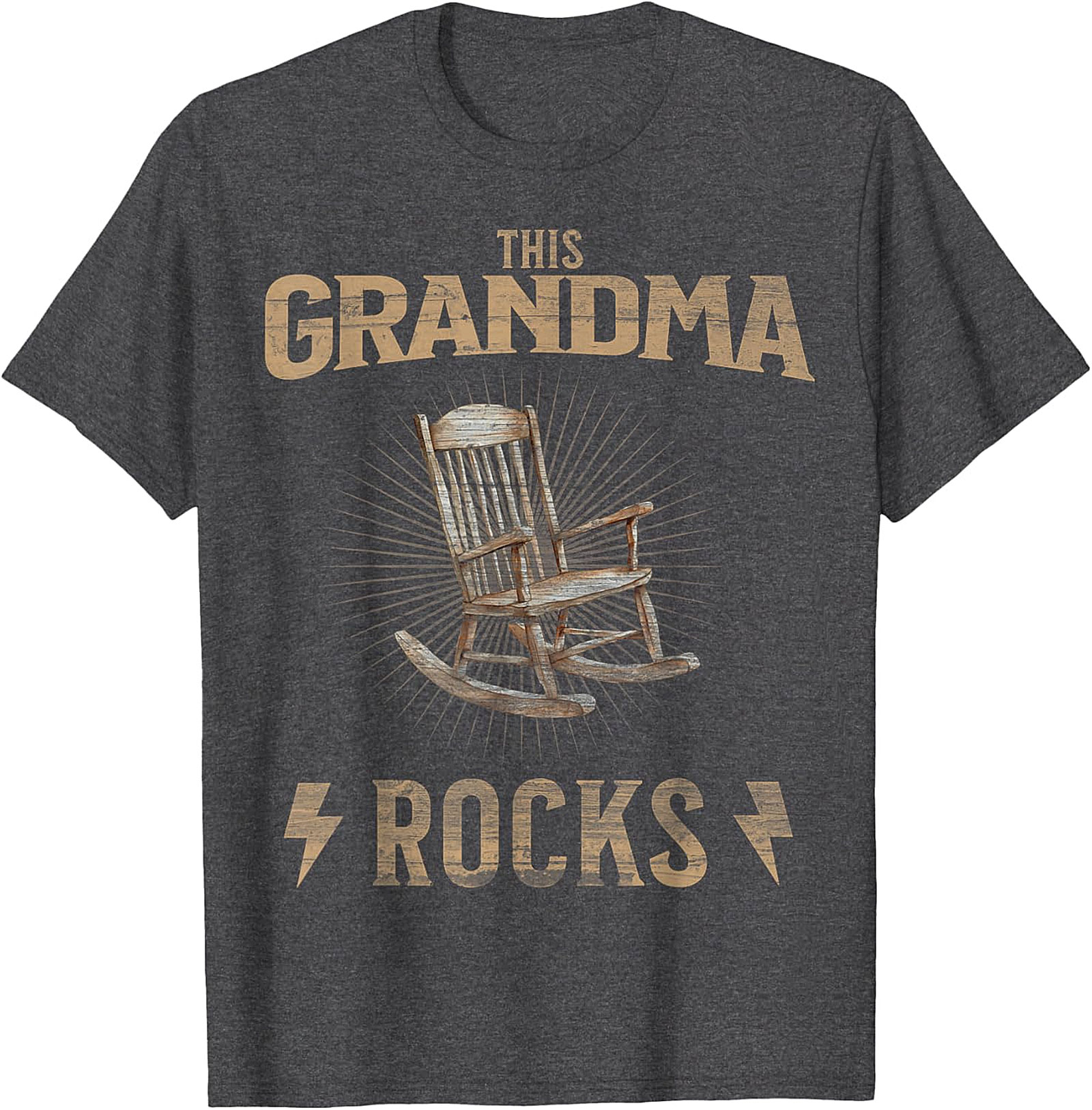 This Grandma Rocks T-Shirt | Funny Vintage Graphic Tee Gift