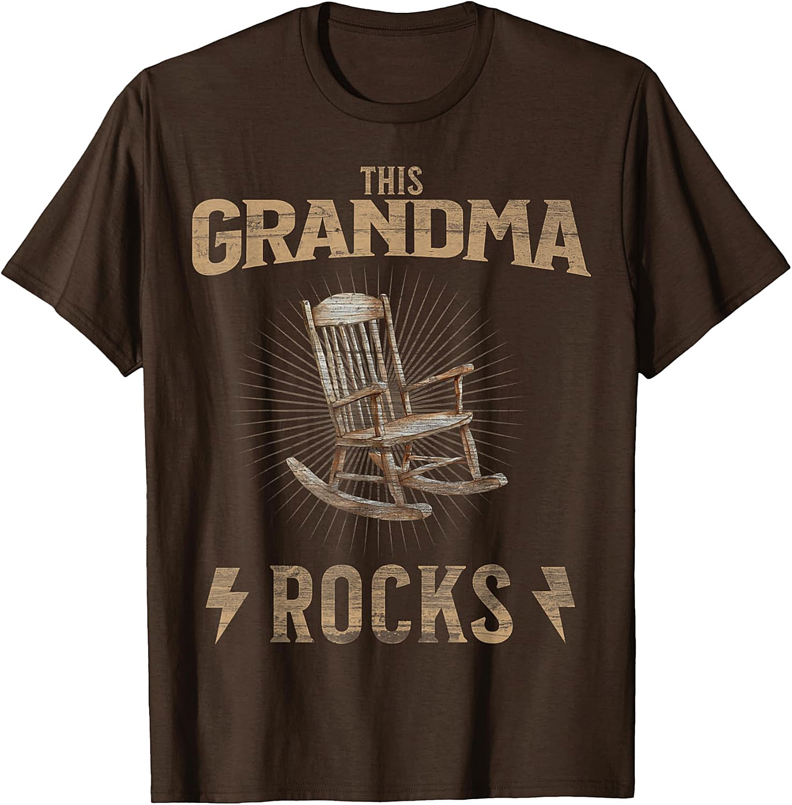 This Grandma Rocks T-Shirt | Funny Vintage Graphic Tee Gift