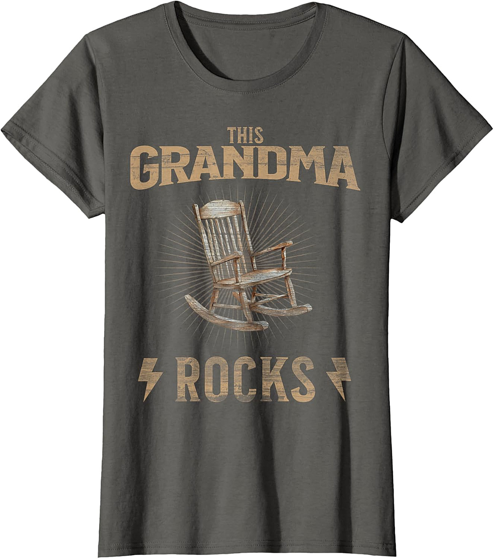This Grandma Rocks T-Shirt | Funny Vintage Graphic Tee Gift