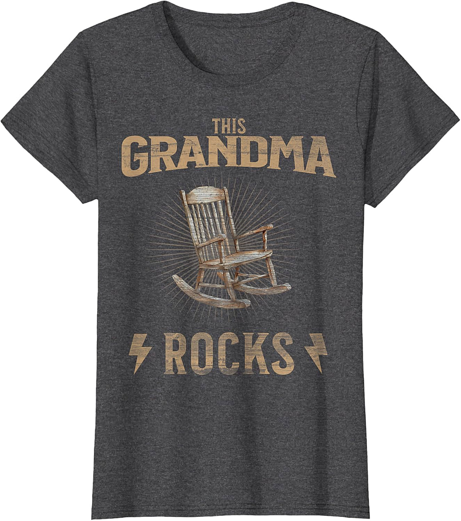 This Grandma Rocks T-Shirt | Funny Vintage Graphic Tee Gift