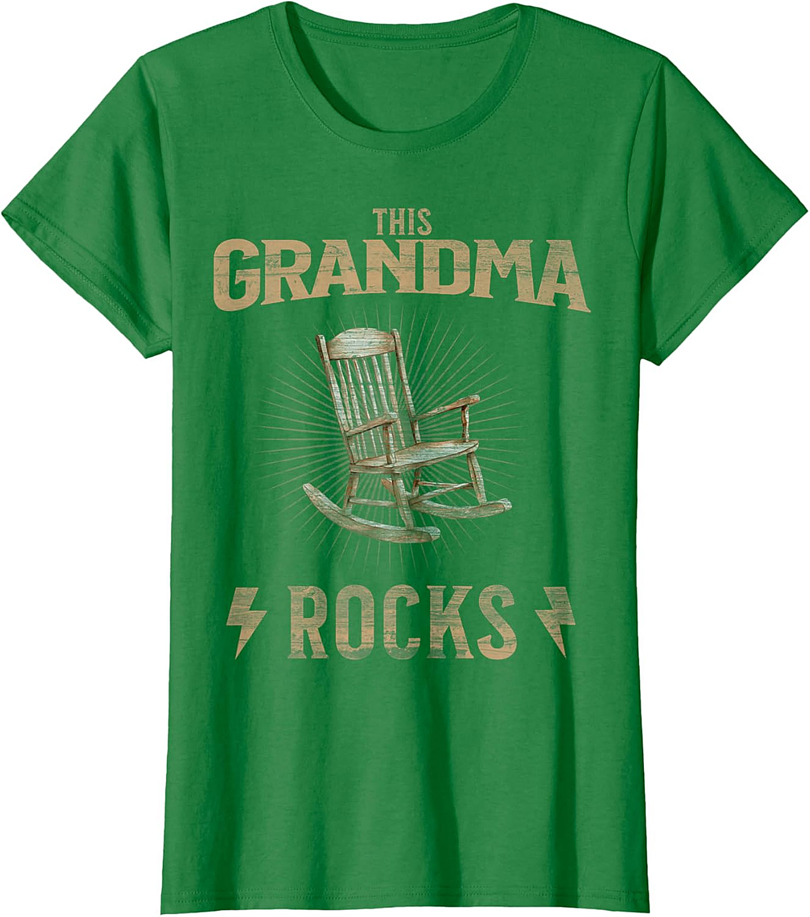 This Grandma Rocks T-Shirt | Funny Vintage Graphic Tee Gift