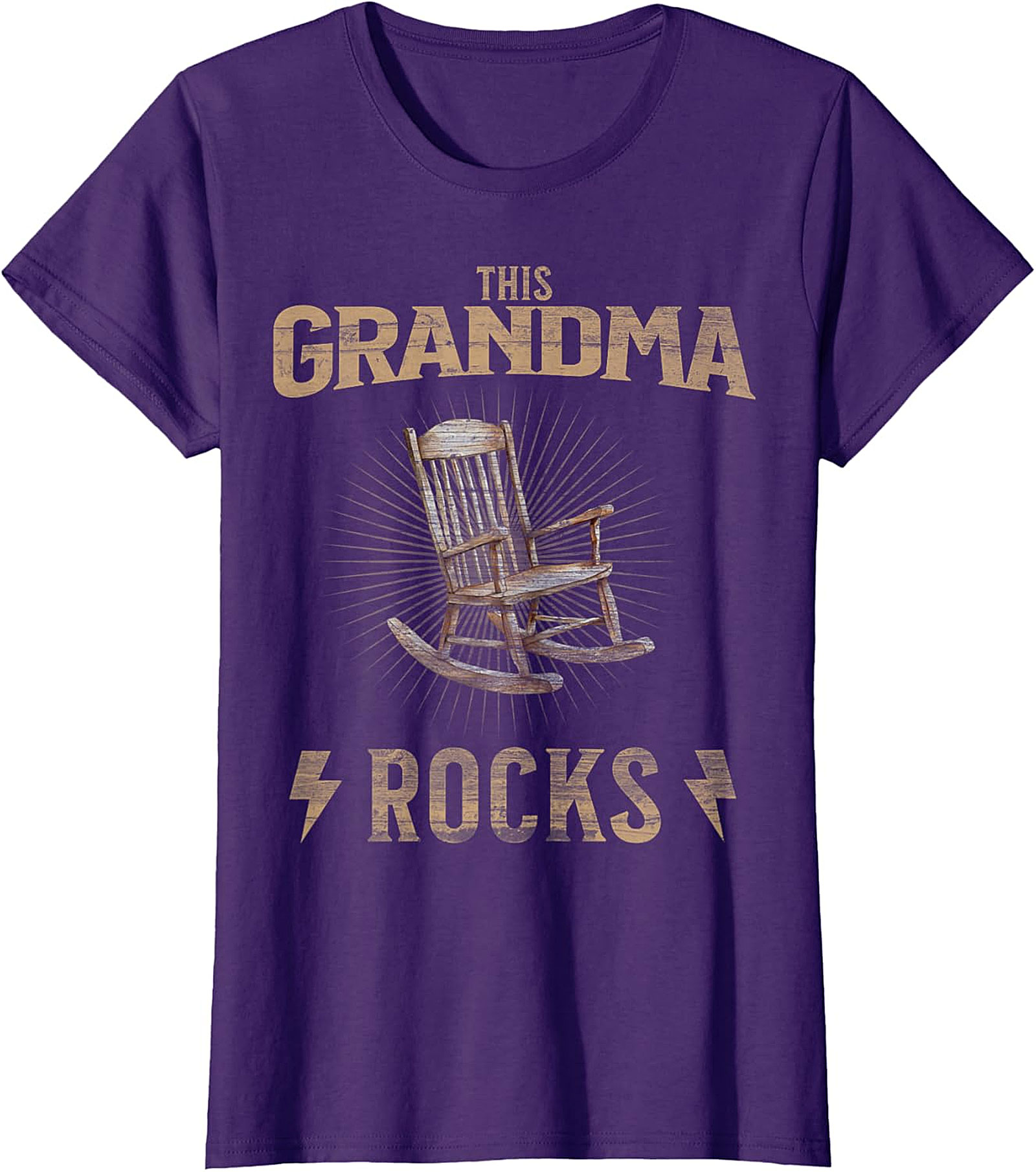 This Grandma Rocks T-Shirt | Funny Vintage Graphic Tee Gift