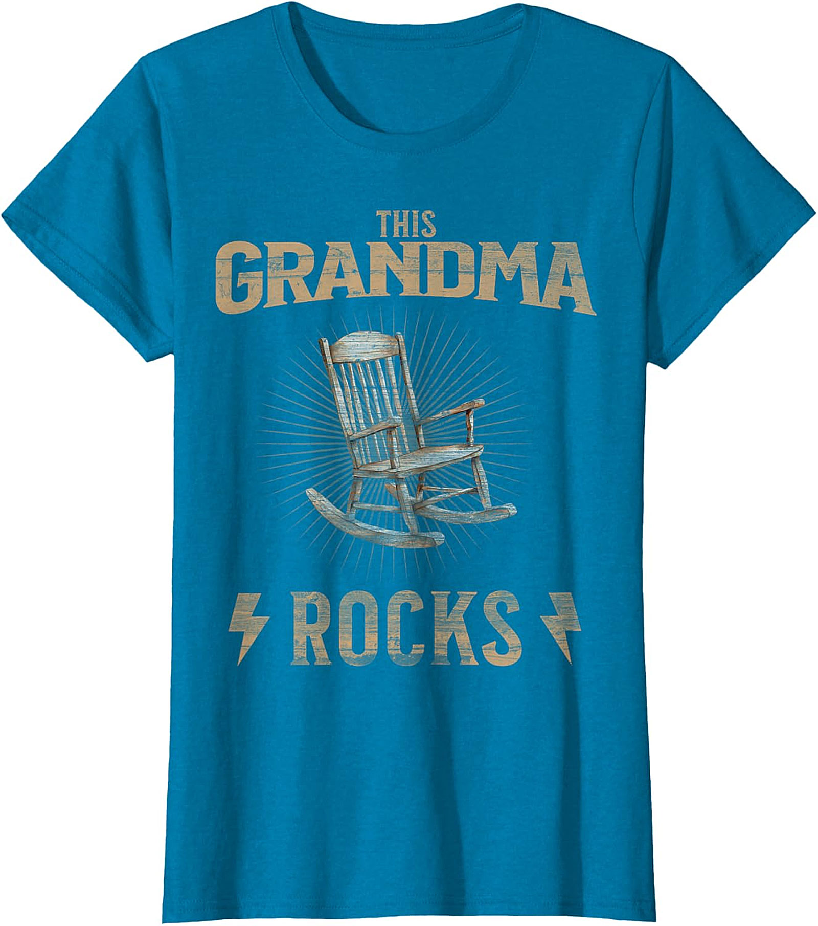 This Grandma Rocks T-Shirt | Funny Vintage Graphic Tee Gift