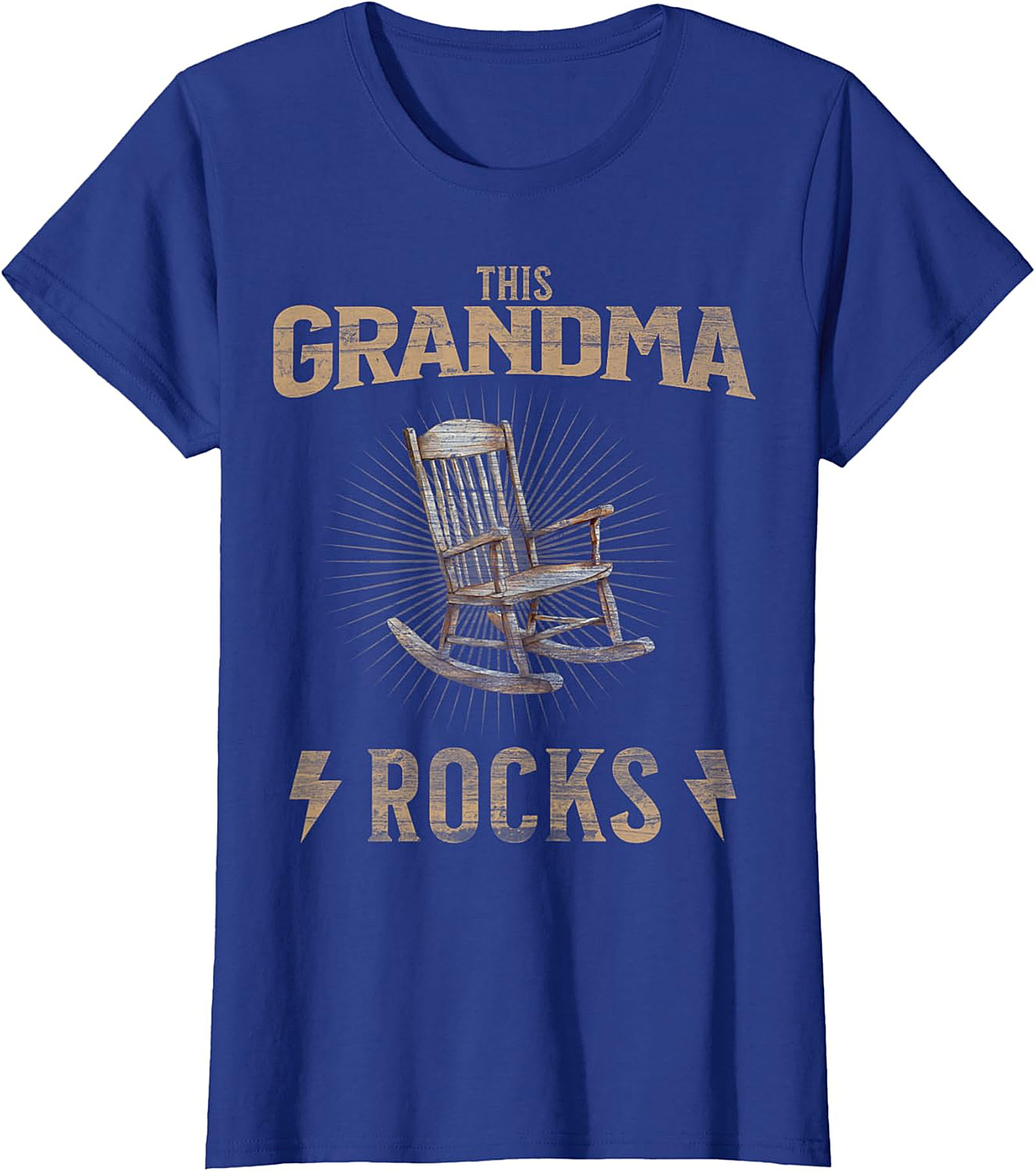 This Grandma Rocks T-Shirt | Funny Vintage Graphic Tee Gift