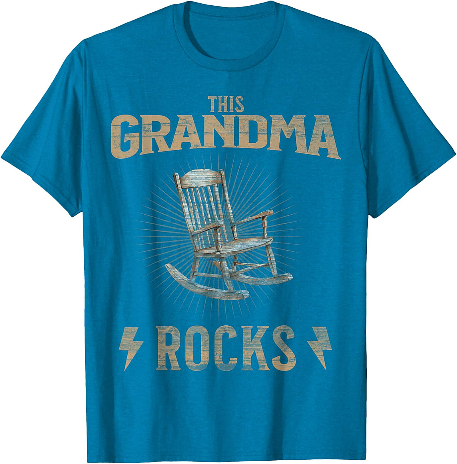 This Grandma Rocks T-Shirt | Funny Vintage Graphic Tee Gift