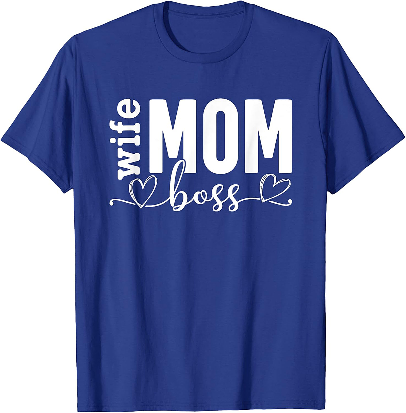 Wife Mom Boss T-Shirt | Soft Cotton Graphic Tee for Moms