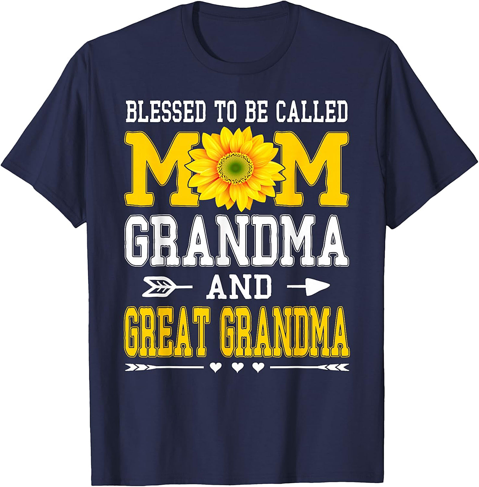 Blessed Mom Grandma Great Grandma T-shirt | Family Gift Tee