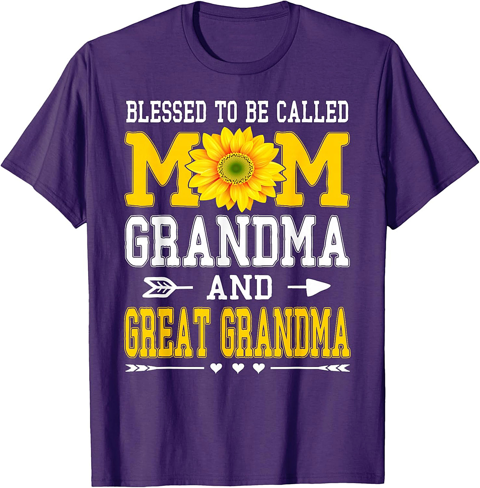 Blessed Mom Grandma Great Grandma T-shirt | Family Gift Tee