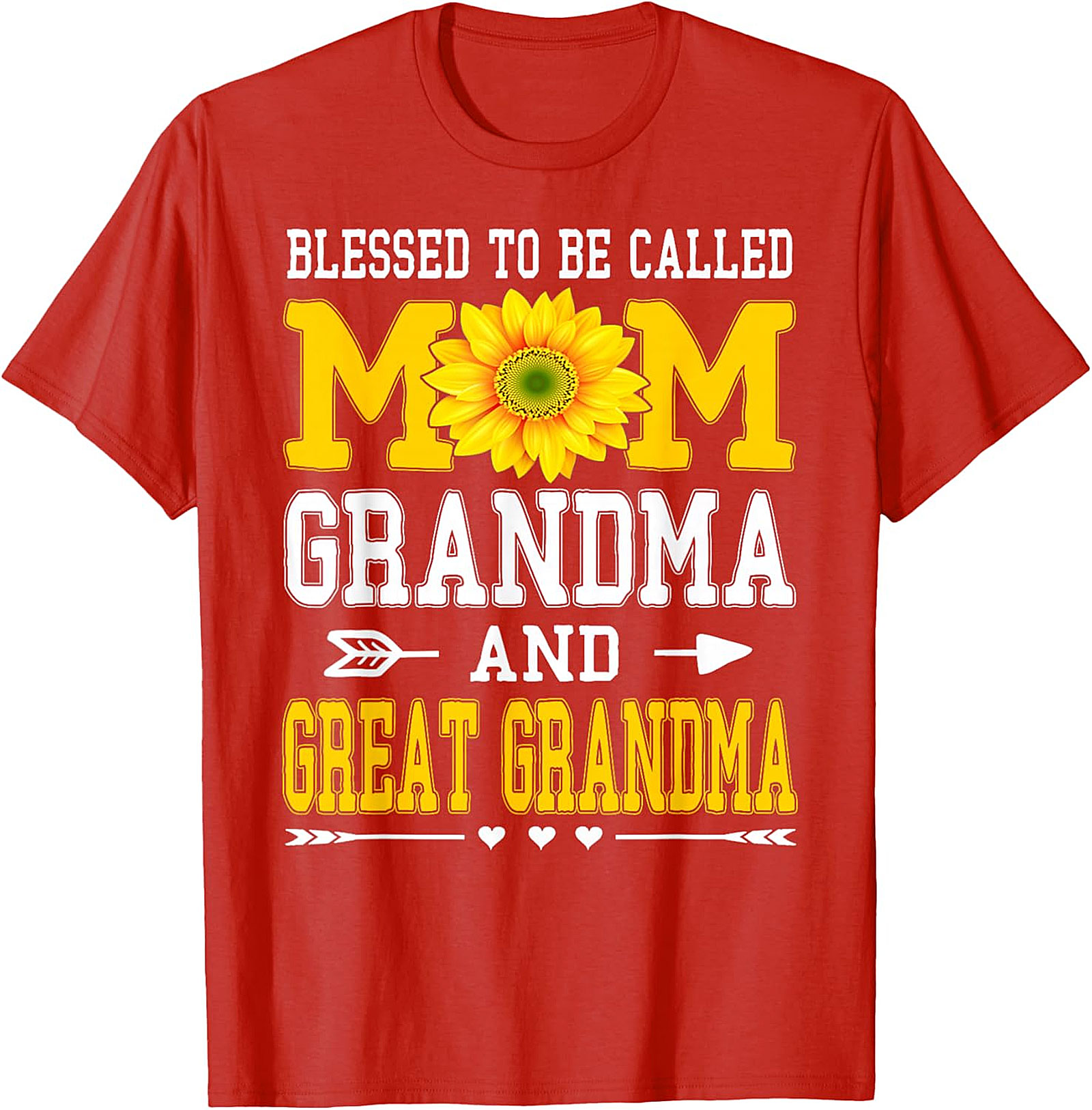 Blessed Mom Grandma Great Grandma T-shirt | Family Gift Tee
