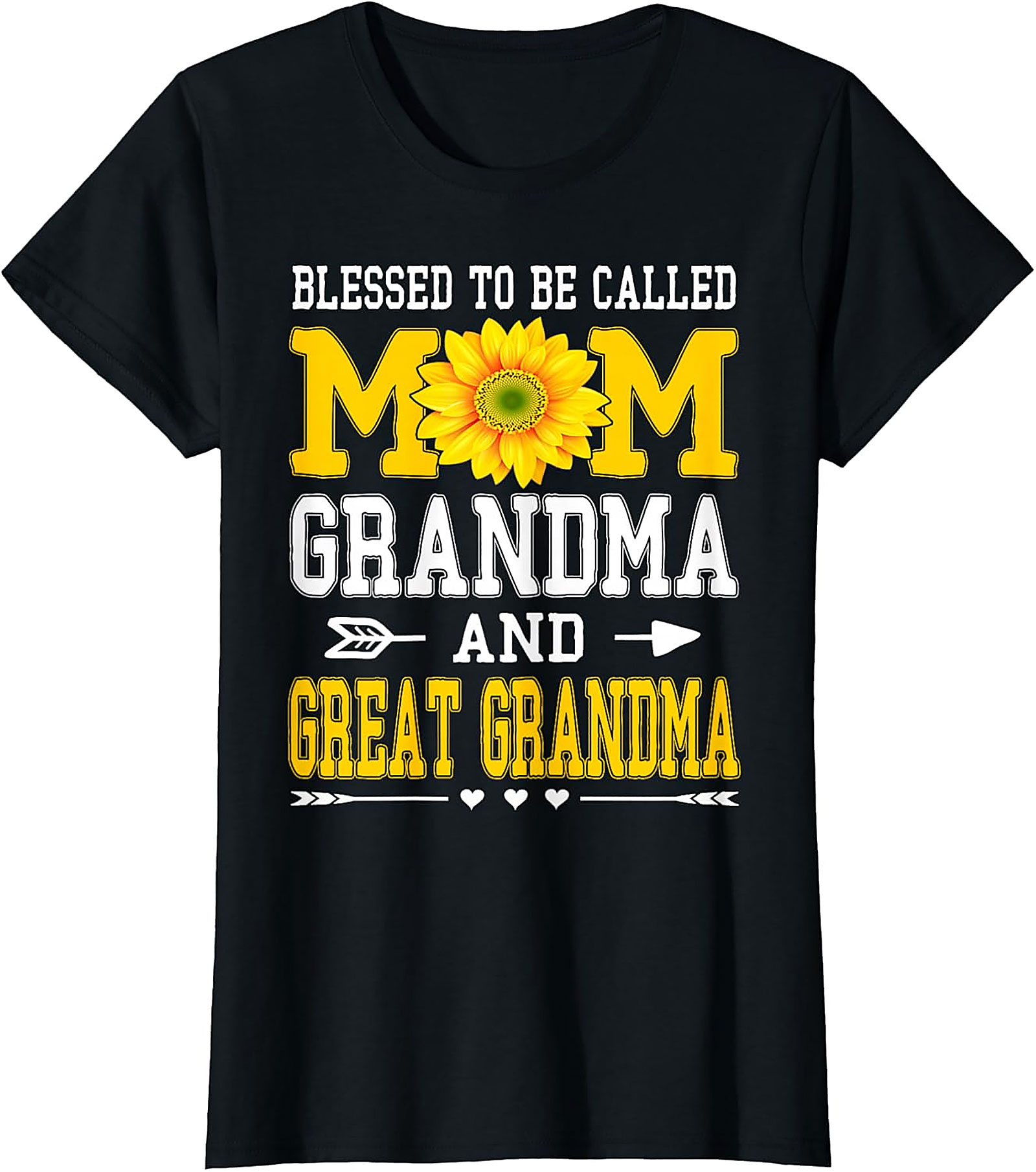Blessed Mom Grandma Great Grandma T-shirt | Family Gift Tee