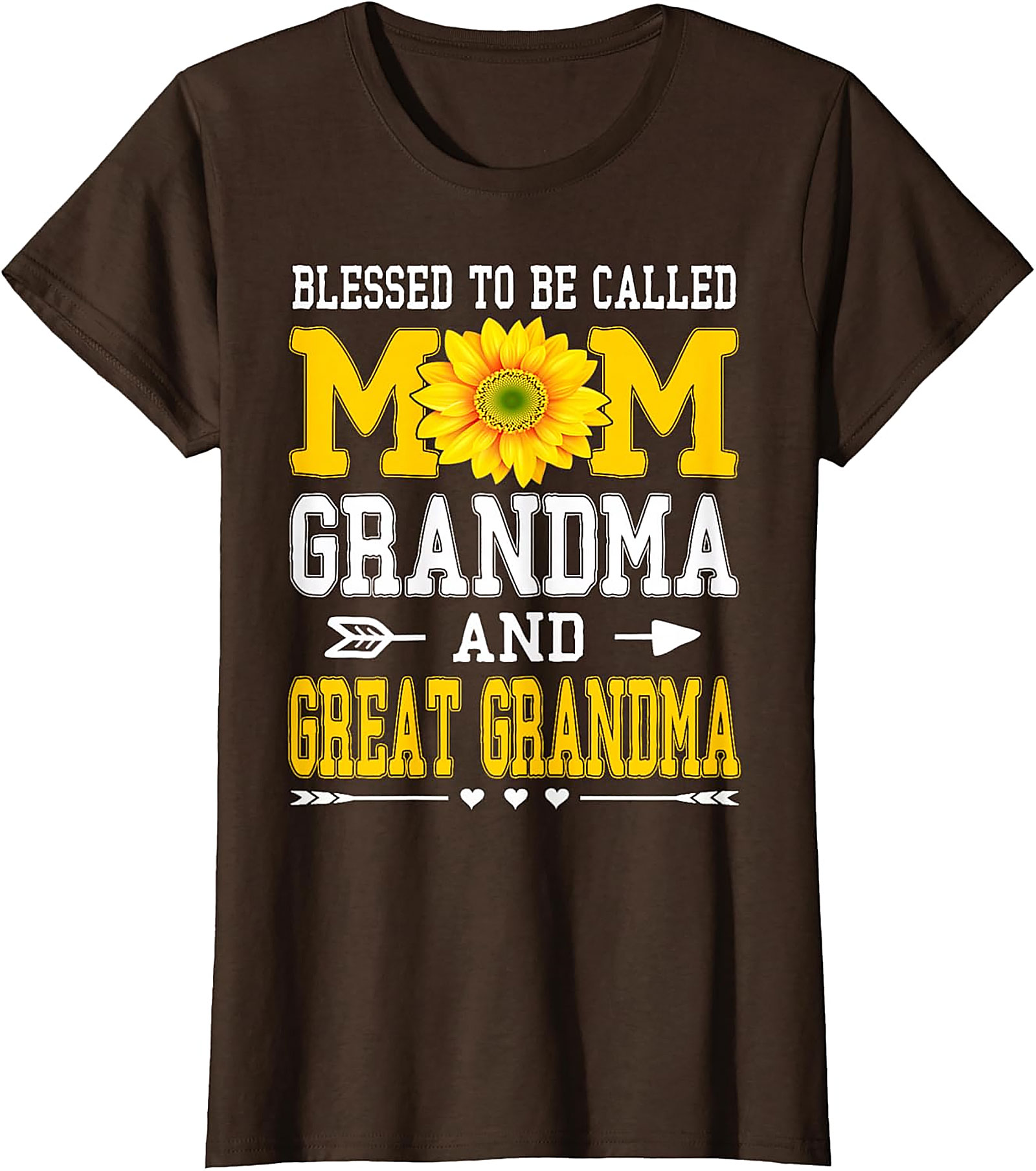Blessed Mom Grandma Great Grandma T-shirt | Family Gift Tee