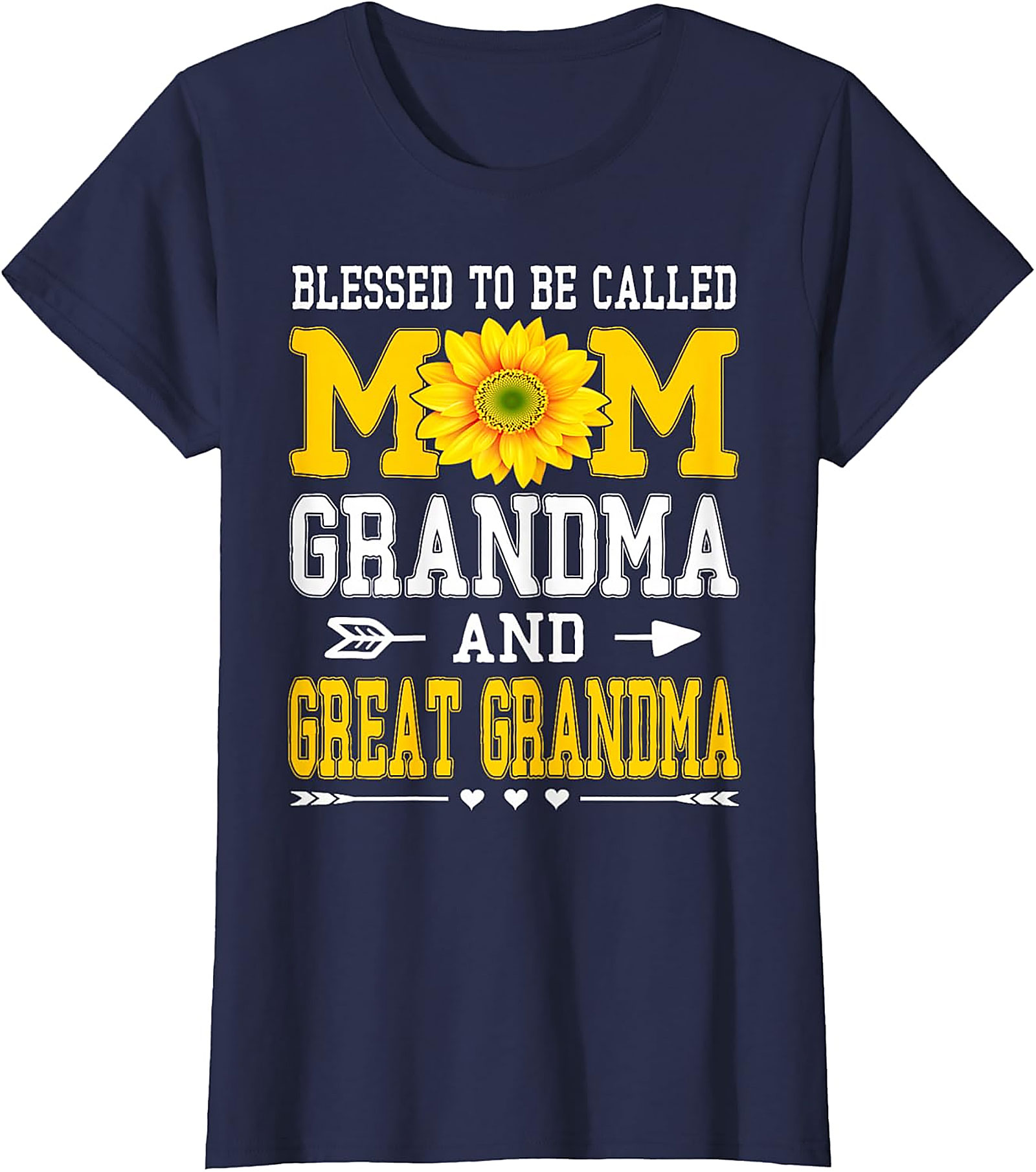 Blessed Mom Grandma Great Grandma T-shirt | Family Gift Tee