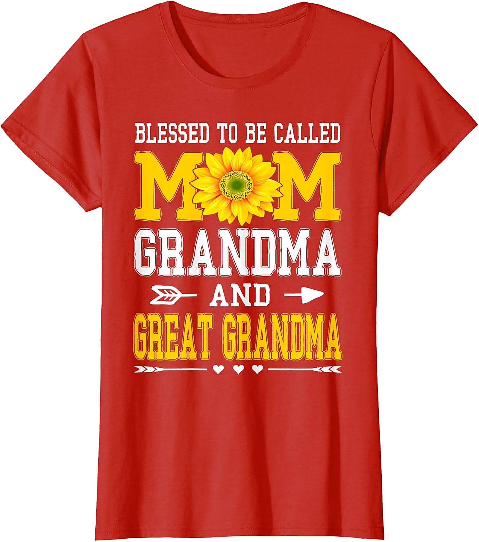 Blessed Mom Grandma Great Grandma T-shirt | Family Gift Tee