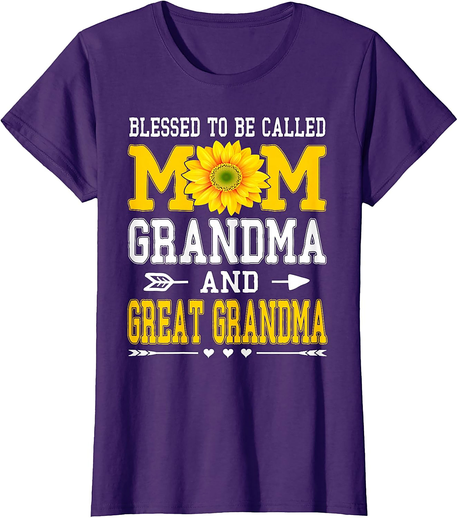 Blessed Mom Grandma Great Grandma T-shirt | Family Gift Tee