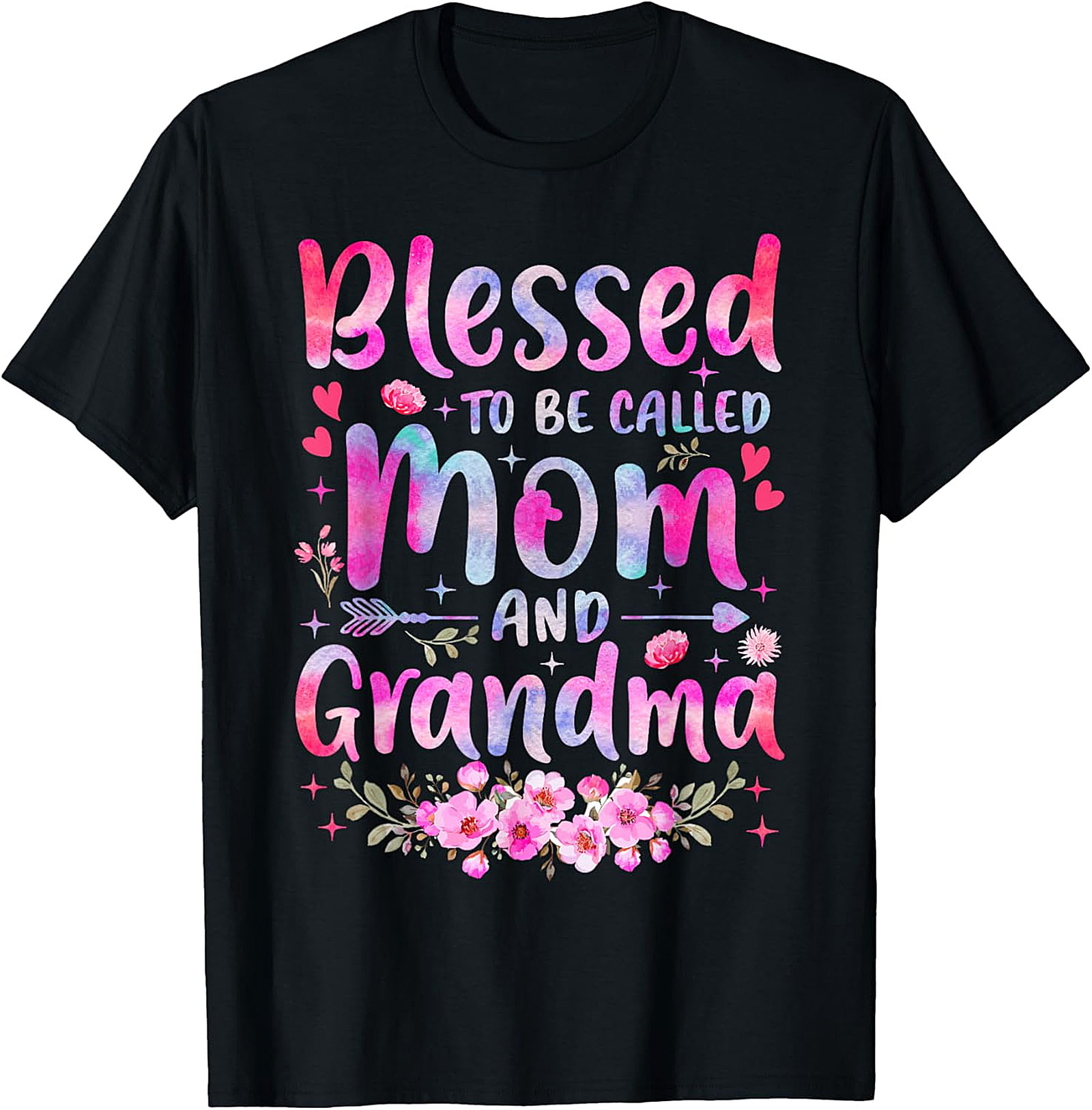 Blessed Mom and Grandma T-shirt | Soft Cotton Graphic Tee