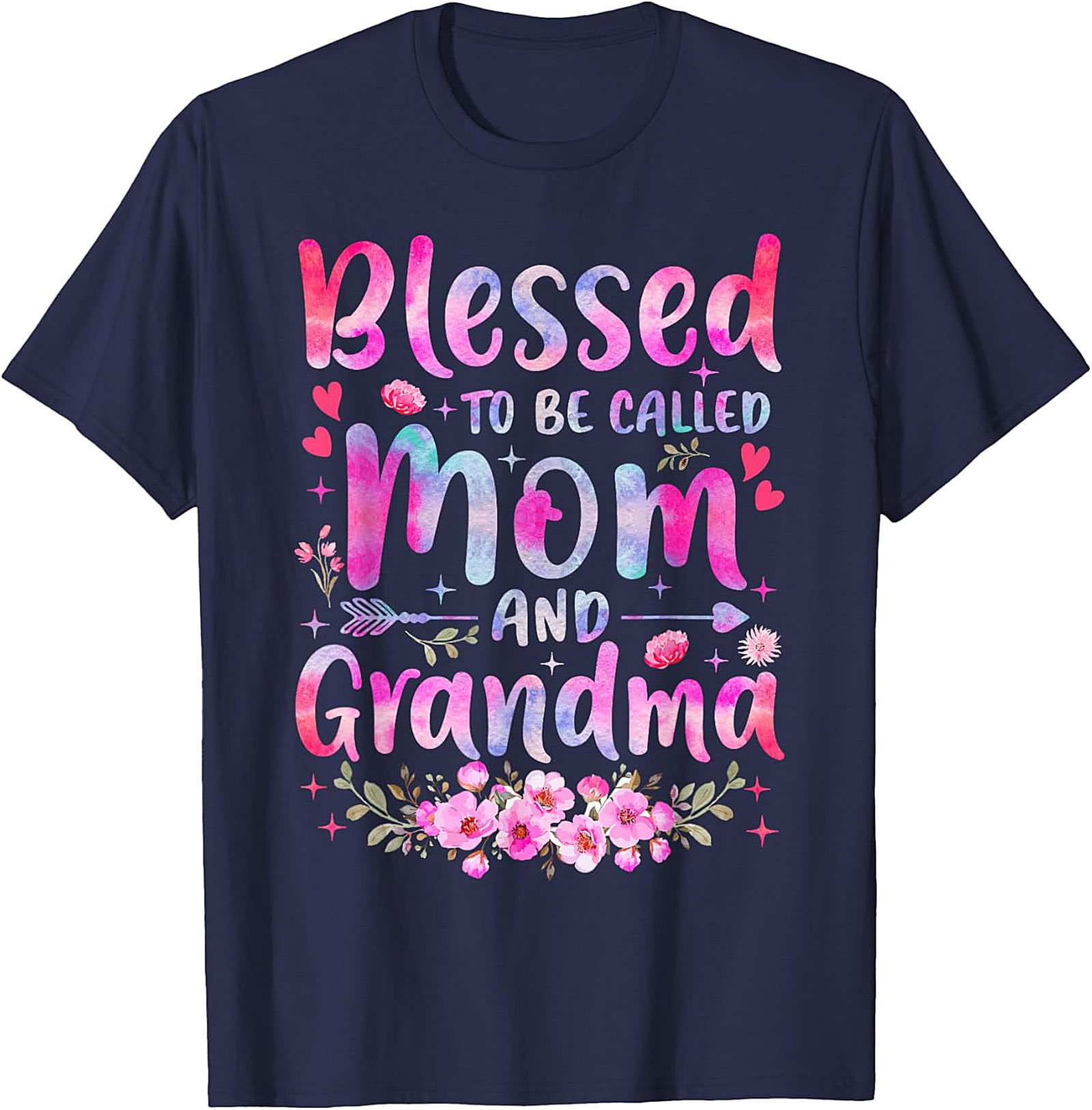 Blessed Mom and Grandma T-shirt | Soft Cotton Graphic Tee