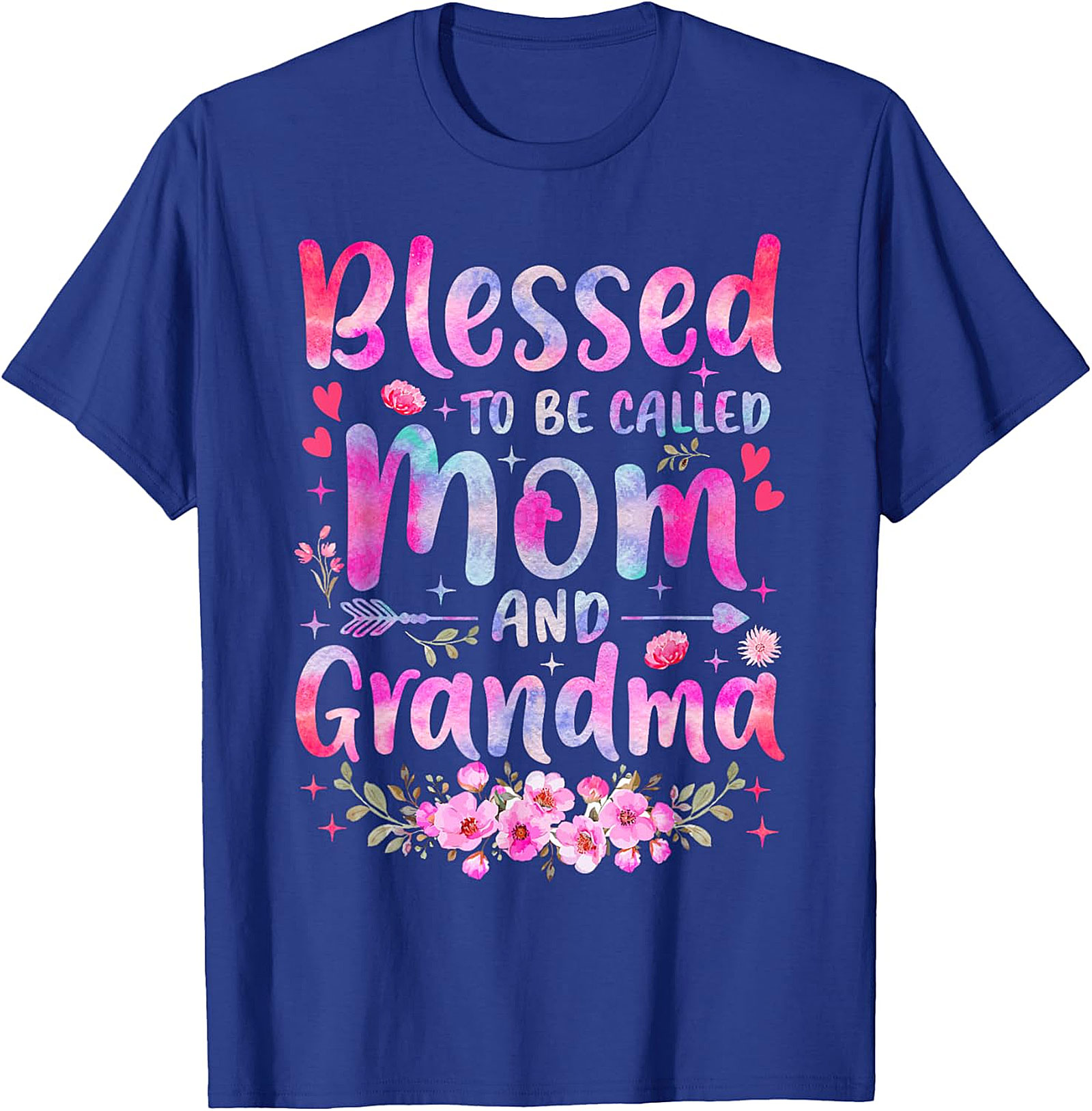 Blessed Mom and Grandma T-shirt | Soft Cotton Graphic Tee