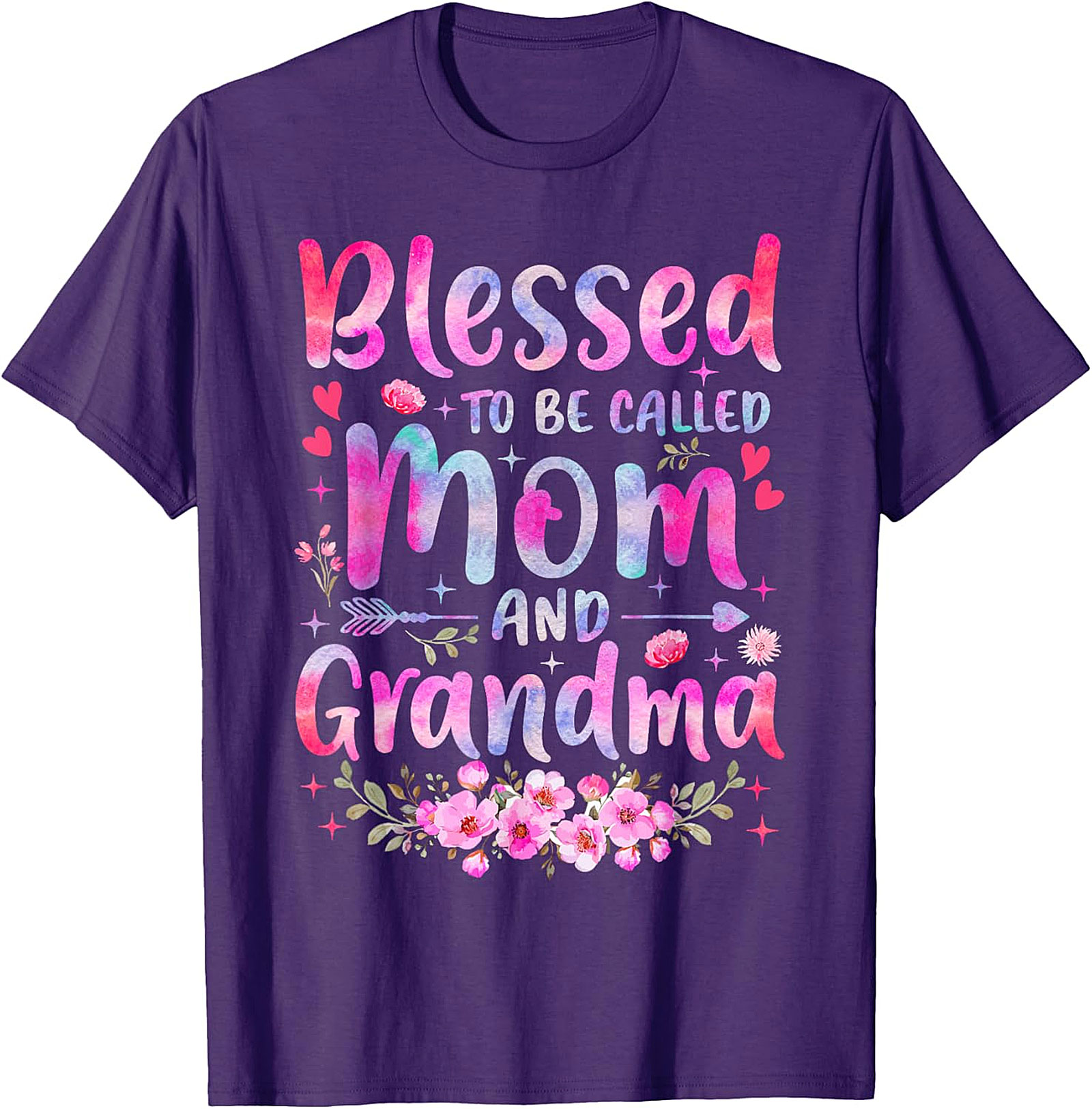 Blessed Mom and Grandma T-shirt | Soft Cotton Graphic Tee