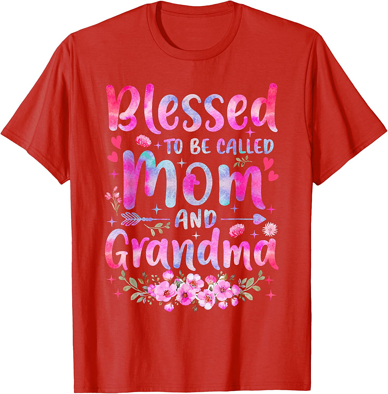 Blessed Mom and Grandma T-shirt | Soft Cotton Graphic Tee