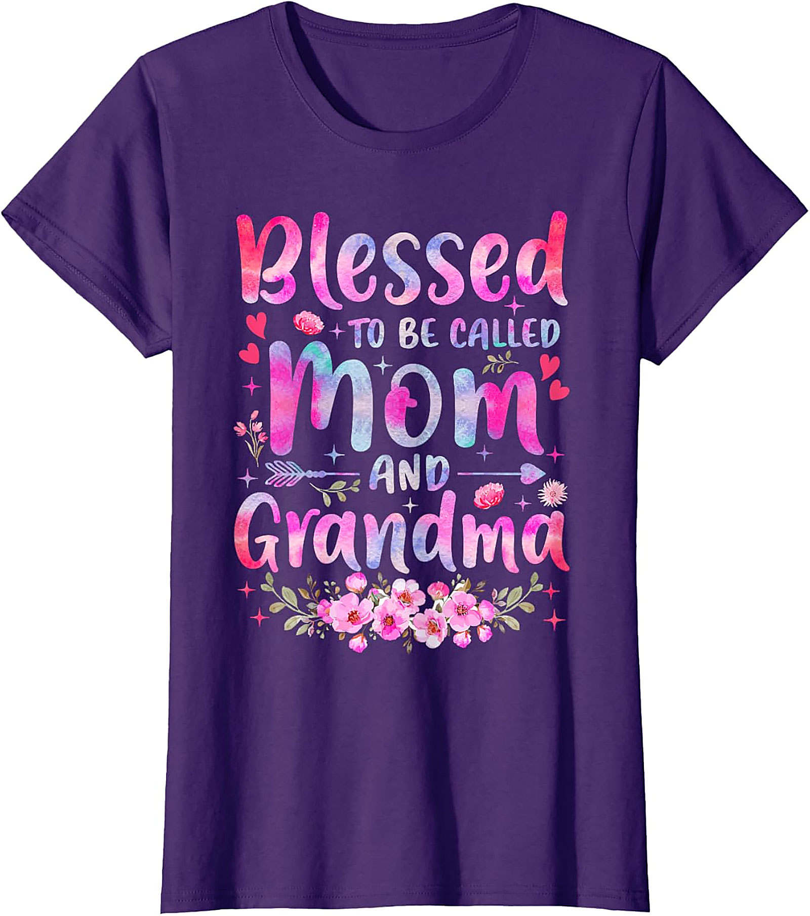 Blessed Mom and Grandma T-shirt | Soft Cotton Graphic Tee