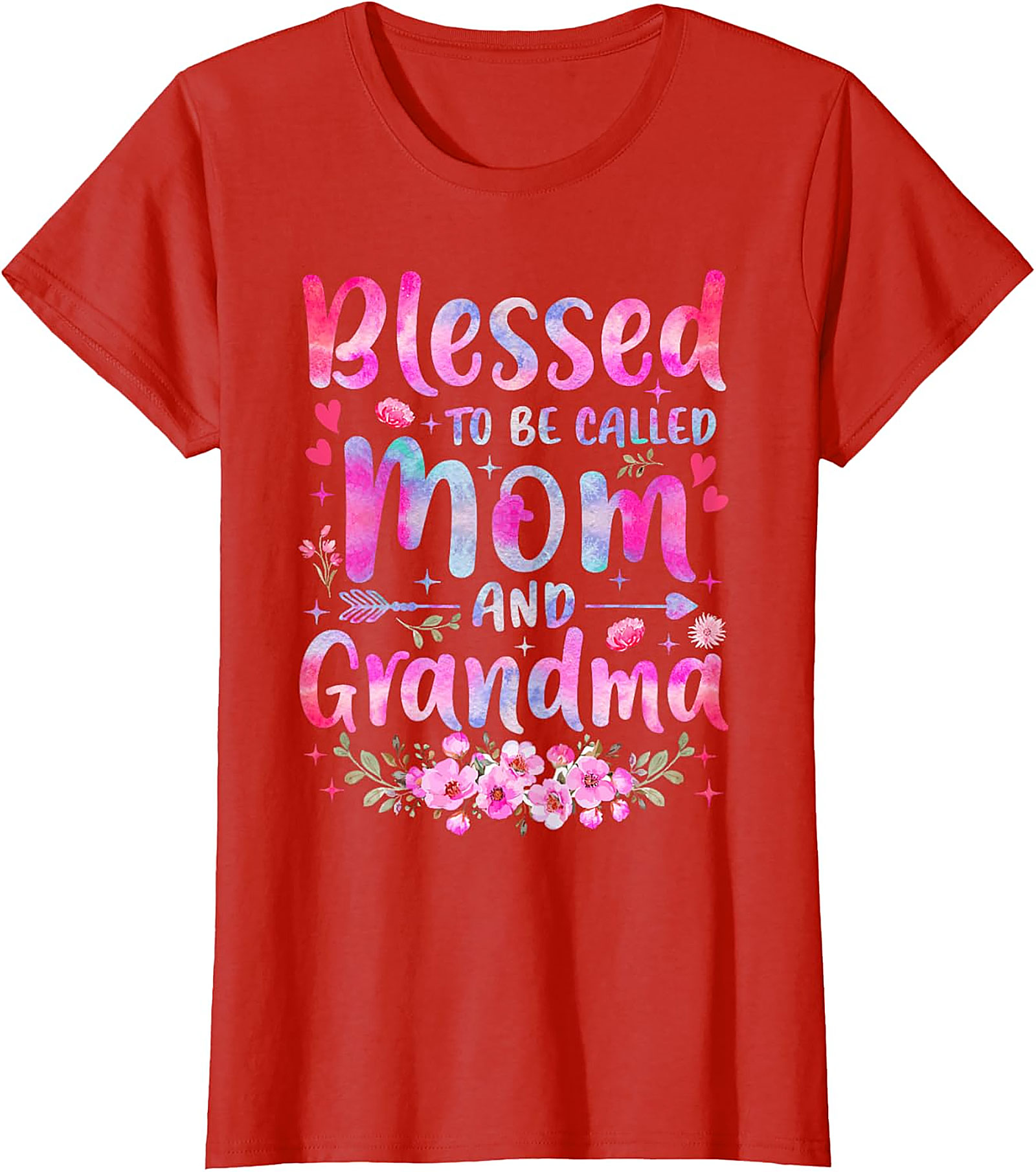 Blessed Mom and Grandma T-shirt | Soft Cotton Graphic Tee