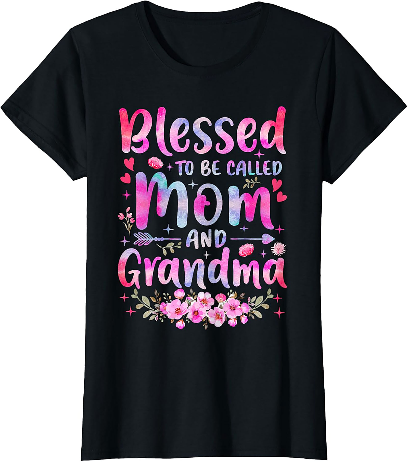 Blessed Mom and Grandma T-shirt | Soft Cotton Graphic Tee