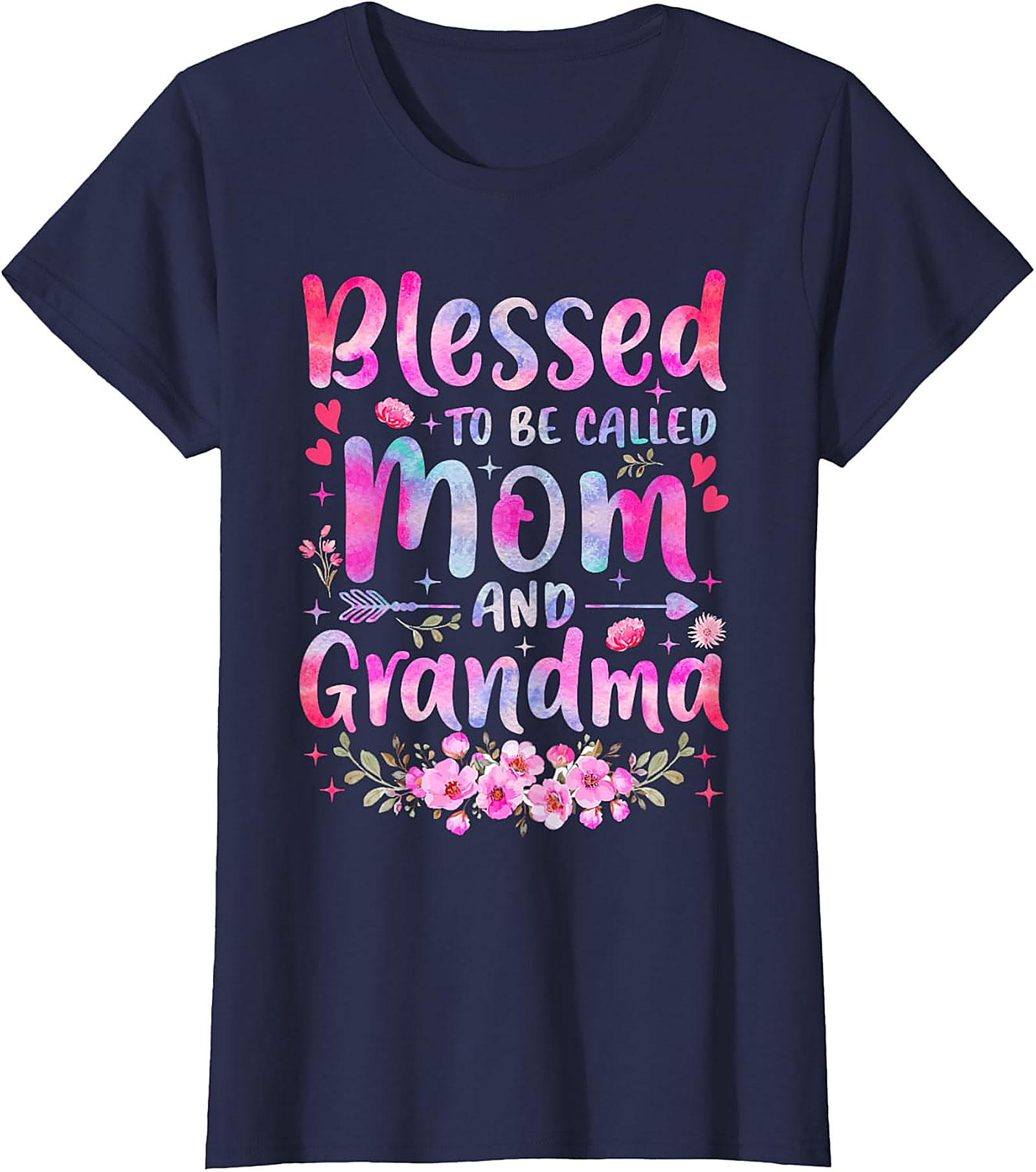 Blessed Mom and Grandma T-shirt | Soft Cotton Graphic Tee