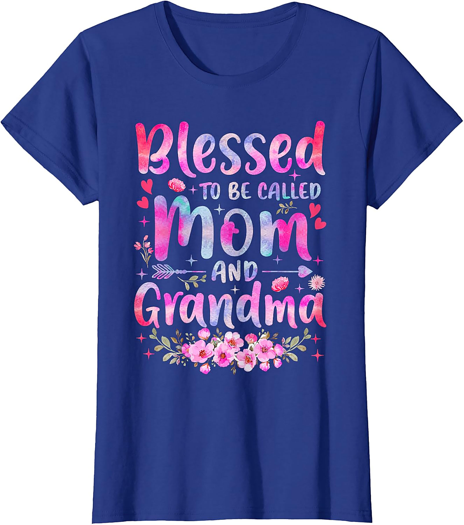 Blessed Mom and Grandma T-shirt | Soft Cotton Graphic Tee
