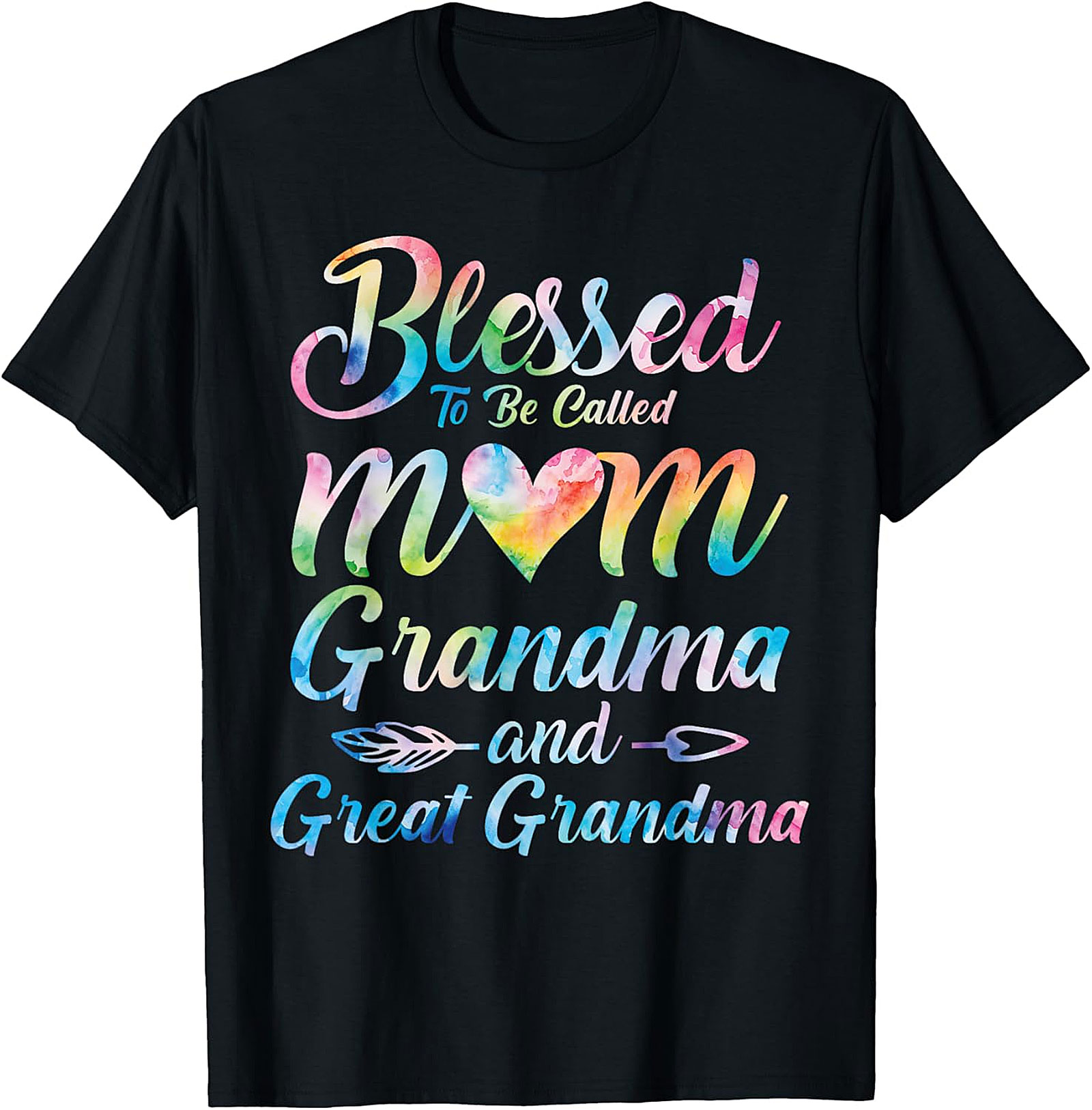 Blessed Mom Grandma Great Grandma T-Shirt | Family Gift