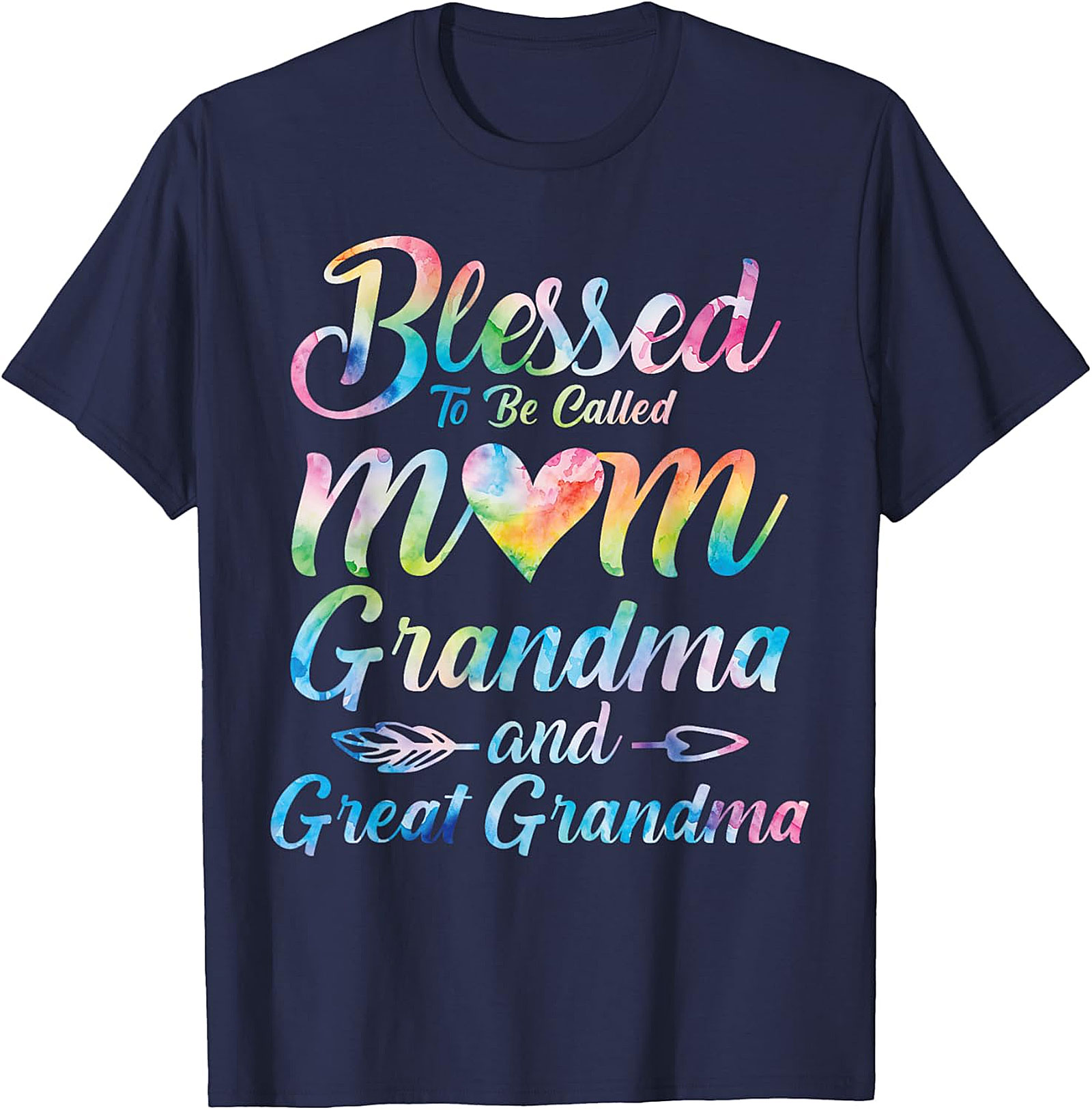 Blessed Mom Grandma Great Grandma T-Shirt | Family Gift