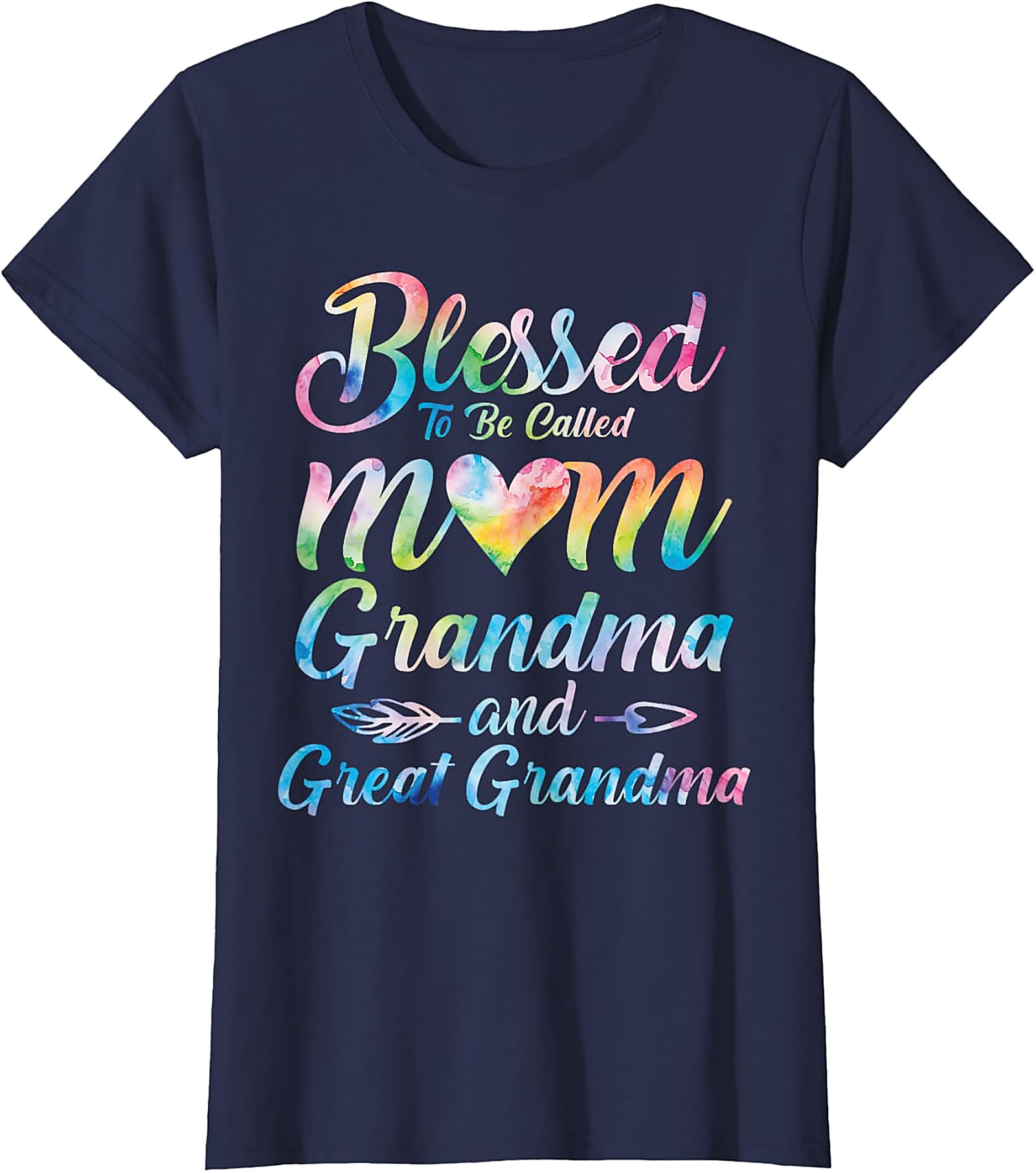 Blessed Mom Grandma Great Grandma T-Shirt | Family Gift