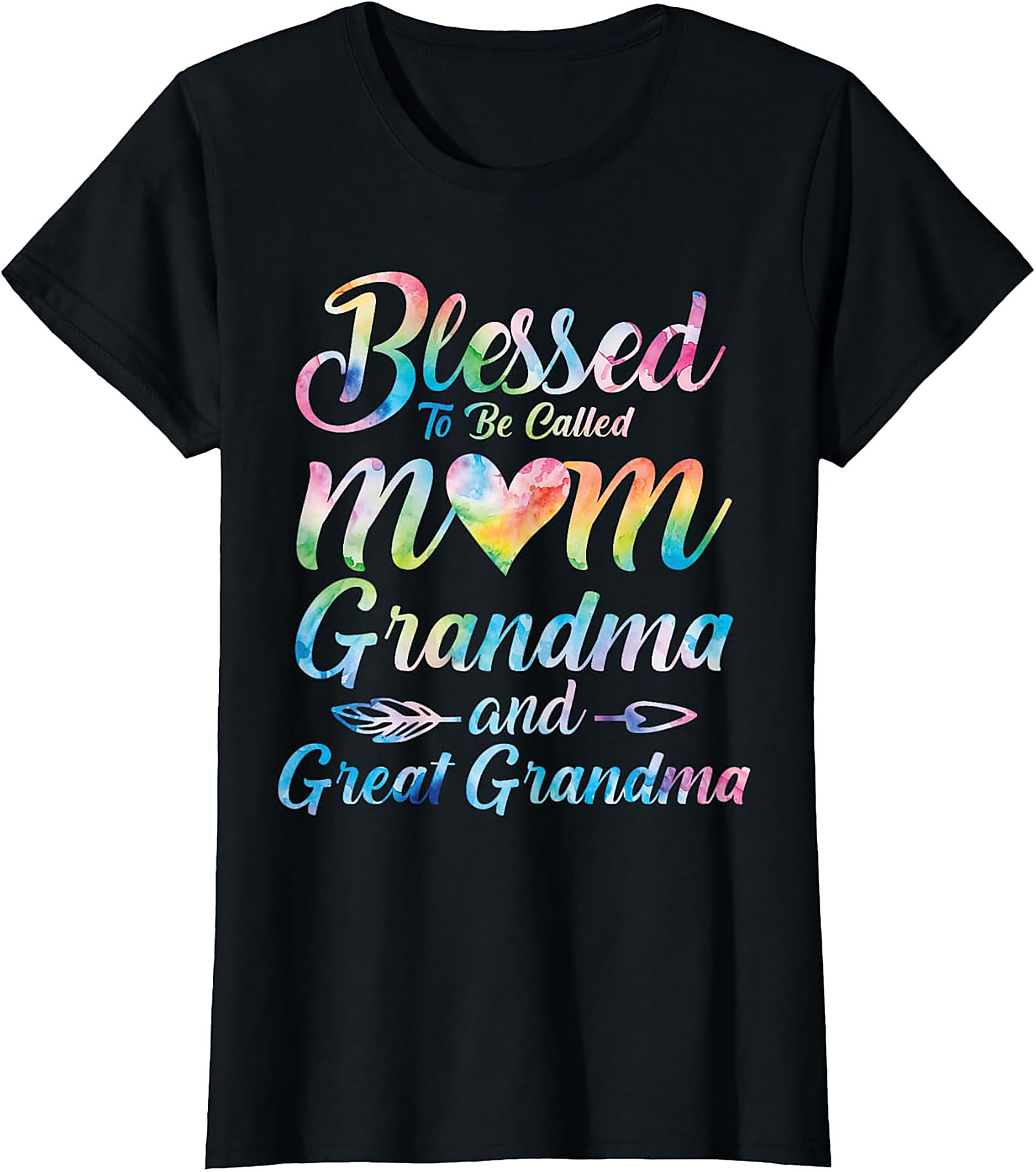 Blessed Mom Grandma Great Grandma T-Shirt | Family Gift